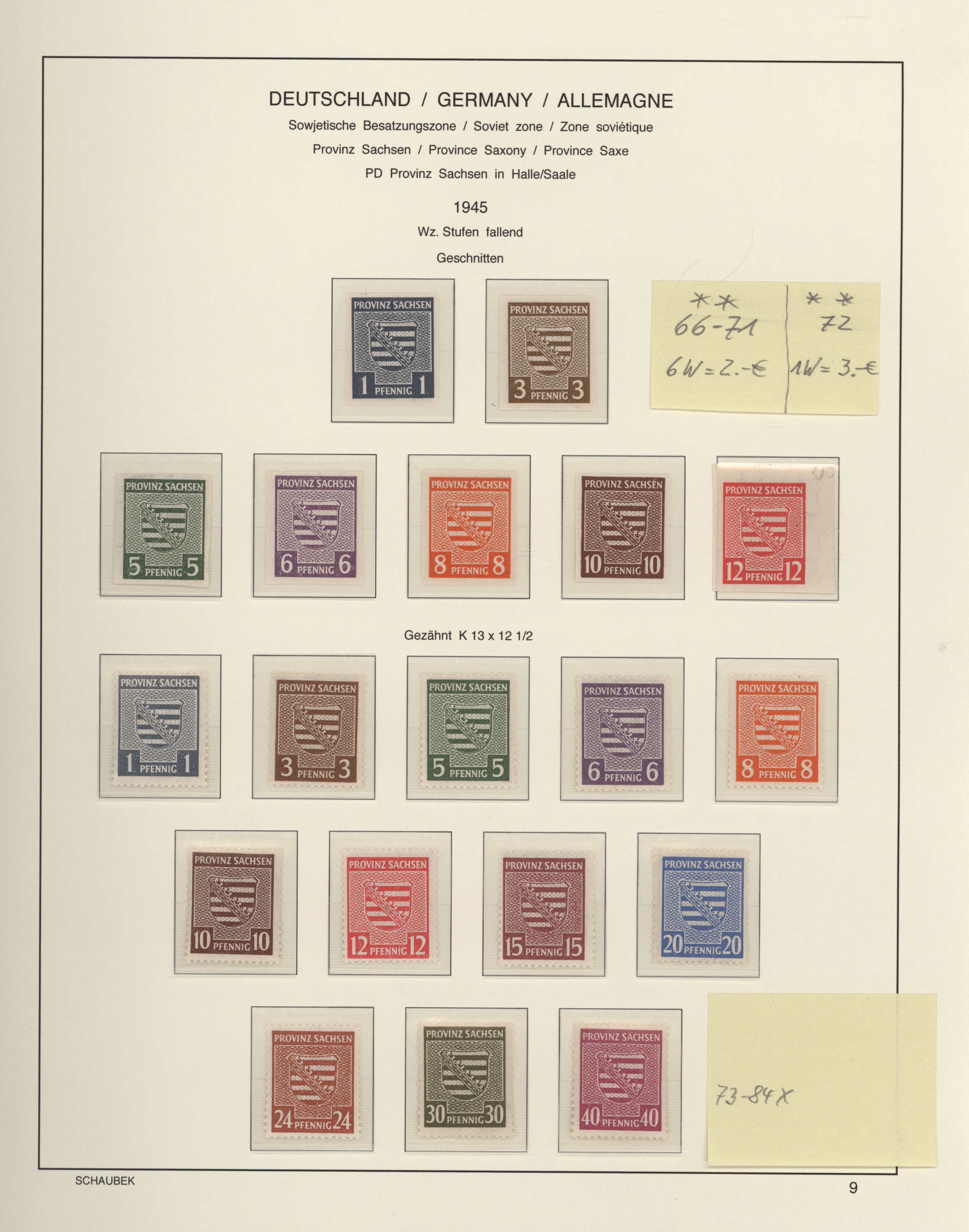 Lot 11357 - sowjetische zone  -  Auktionshaus Christoph Gärtner GmbH & Co. KG 57th AUCTION - Day 5