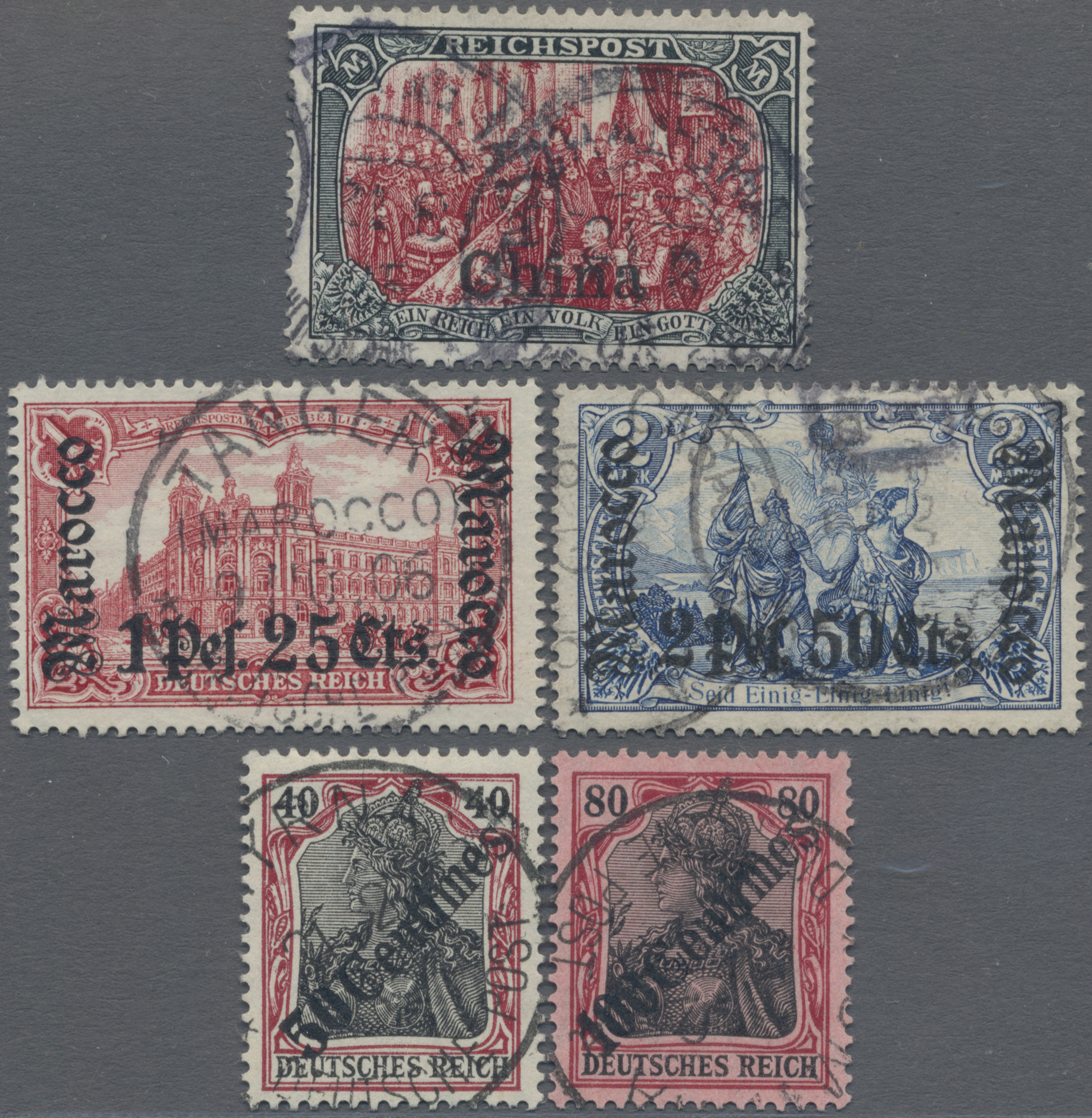 Lot 14411 - deutsche auslandspostämter - Auktionshaus Christoph Gärtner GmbH & Co. KG 58th AUCTION - Day 5 Lot 14411 - deutsche auslandspostämter - Auktionshaus Christoph Gärtner GmbH & Co. KG 58th AUCTION - Day 5