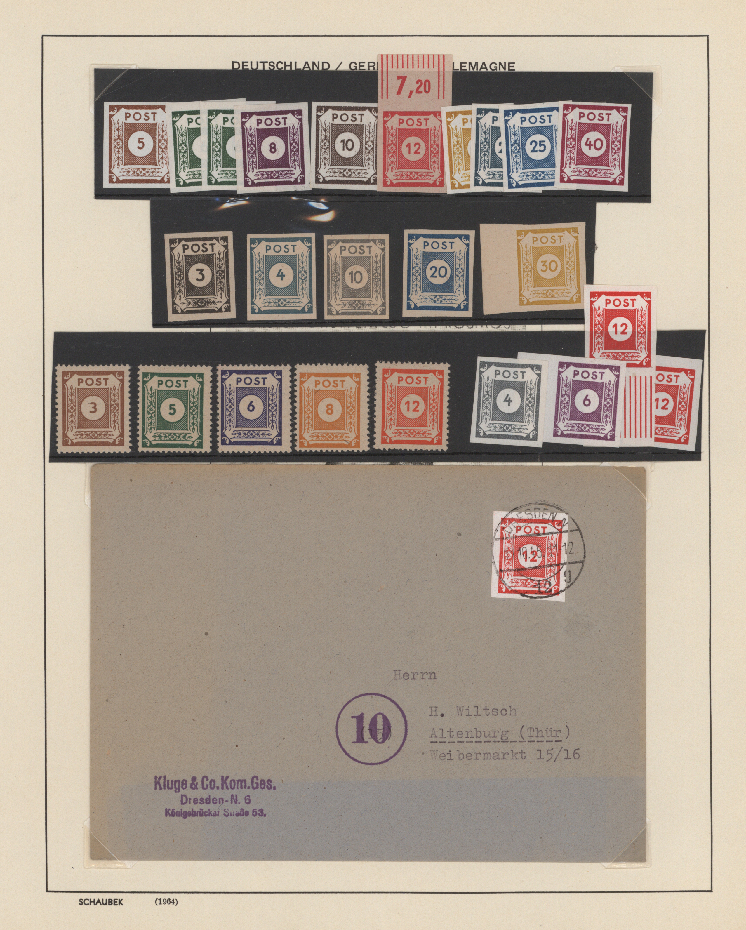 Lot 11359 - sowjetische zone  -  Auktionshaus Christoph Gärtner GmbH & Co. KG 57th AUCTION - Day 5
