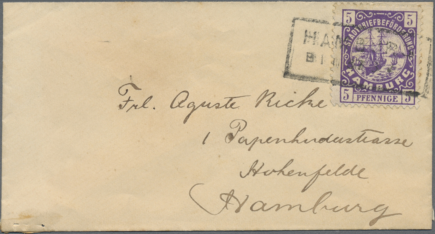 Lot 10349 - Deutsches Reich - Privatpost (Stadtpost) - Auktionshaus Christoph Gärtner GmbH & Co. KG 58th AUCTION - Day 3 Lot 10349 - Deutsches Reich - Privatpost (Stadtpost) - Auktionshaus Christoph Gärtner GmbH & Co. KG 58th AUCTION - Day 3
