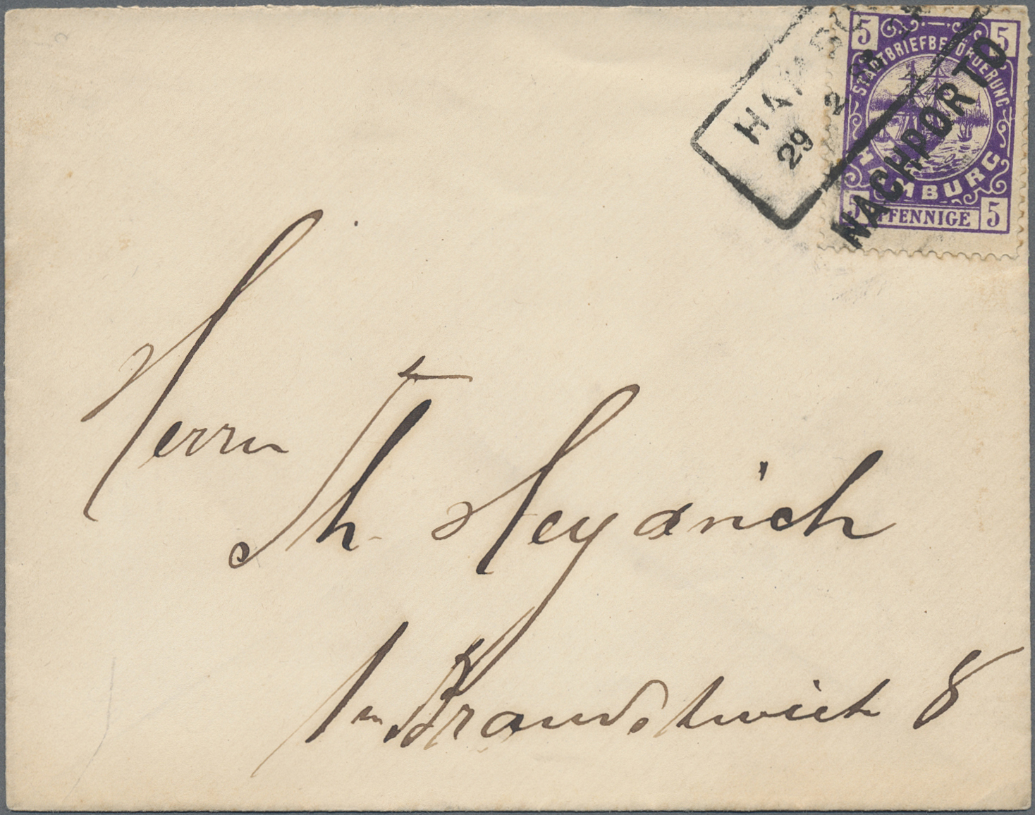 Lot 10352 - Deutsches Reich - Privatpost (Stadtpost) - Auktionshaus Christoph Gärtner GmbH & Co. KG 58th AUCTION - Day 3 Lot 10352 - Deutsches Reich - Privatpost (Stadtpost) - Auktionshaus Christoph Gärtner GmbH & Co. KG 58th AUCTION - Day 3