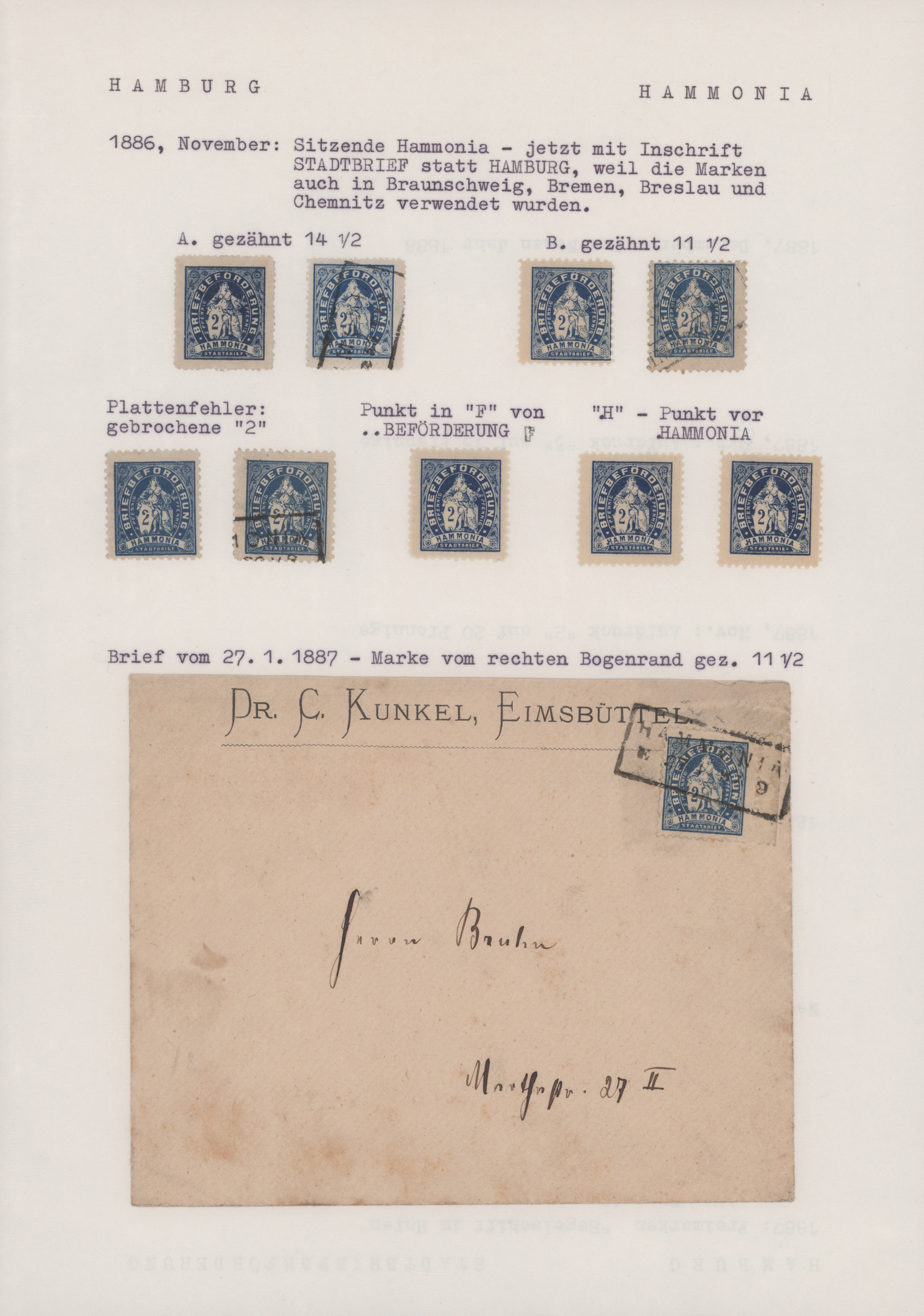 Lot 10363 - Deutsches Reich - Privatpost (Stadtpost) - Auktionshaus Christoph Gärtner GmbH & Co. KG 58th AUCTION - Day 3 Lot 10363 - Deutsches Reich - Privatpost (Stadtpost) - Auktionshaus Christoph Gärtner GmbH & Co. KG 58th AUCTION - Day 3