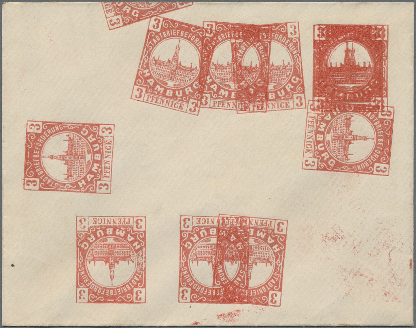 Lot 10357 - Deutsches Reich - Privatpost (Stadtpost) - Auktionshaus Christoph Gärtner GmbH & Co. KG 58th AUCTION - Day 3 Lot 10357 - Deutsches Reich - Privatpost (Stadtpost) - Auktionshaus Christoph Gärtner GmbH & Co. KG 58th AUCTION - Day 3