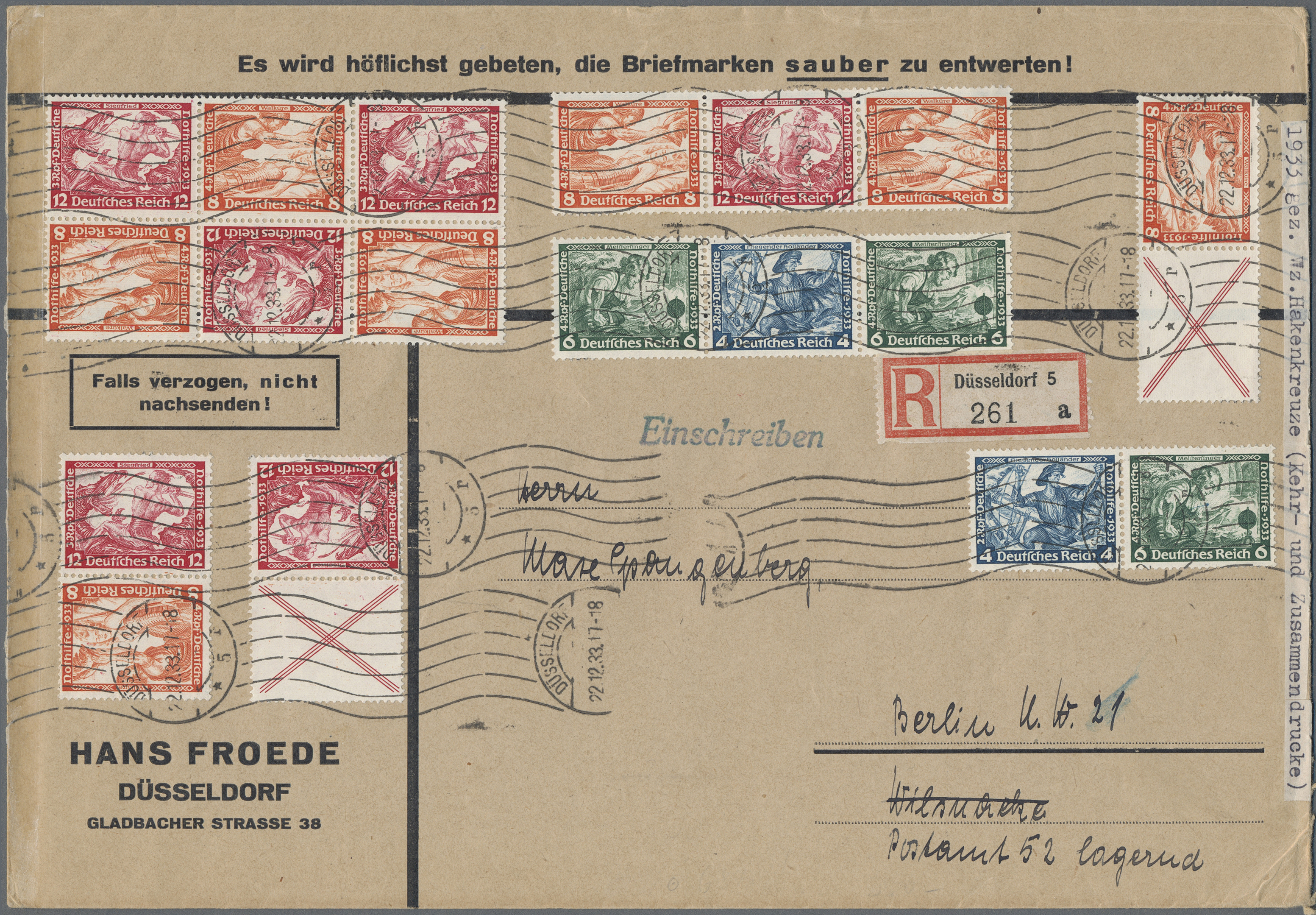 Lot 08510 - Deutsches Reich  -  Auktionshaus Christoph Gärtner GmbH & Co. KG 53rd AUCTION - Day 5, Collections Estates, Germany, Picture Postcards