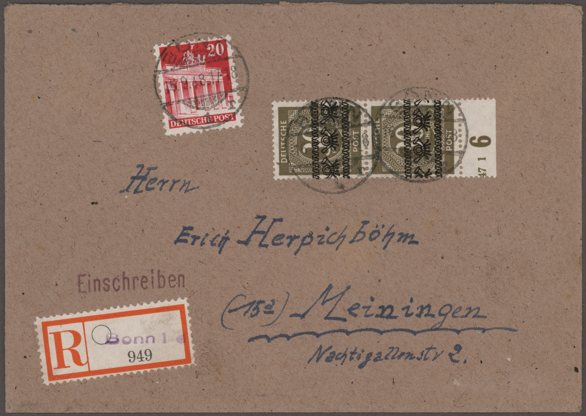 Lot 11302 - Alliierte Besetzung - Gemeinschaftsausgabe - Auktionshaus Christoph Gärtner GmbH & Co. KG 57th AUCTION - Day 5 Lot 11302 - Alliierte Besetzung - Gemeinschaftsausgabe - Auktionshaus Christoph Gärtner GmbH & Co. KG 57th AUCTION - Day 5