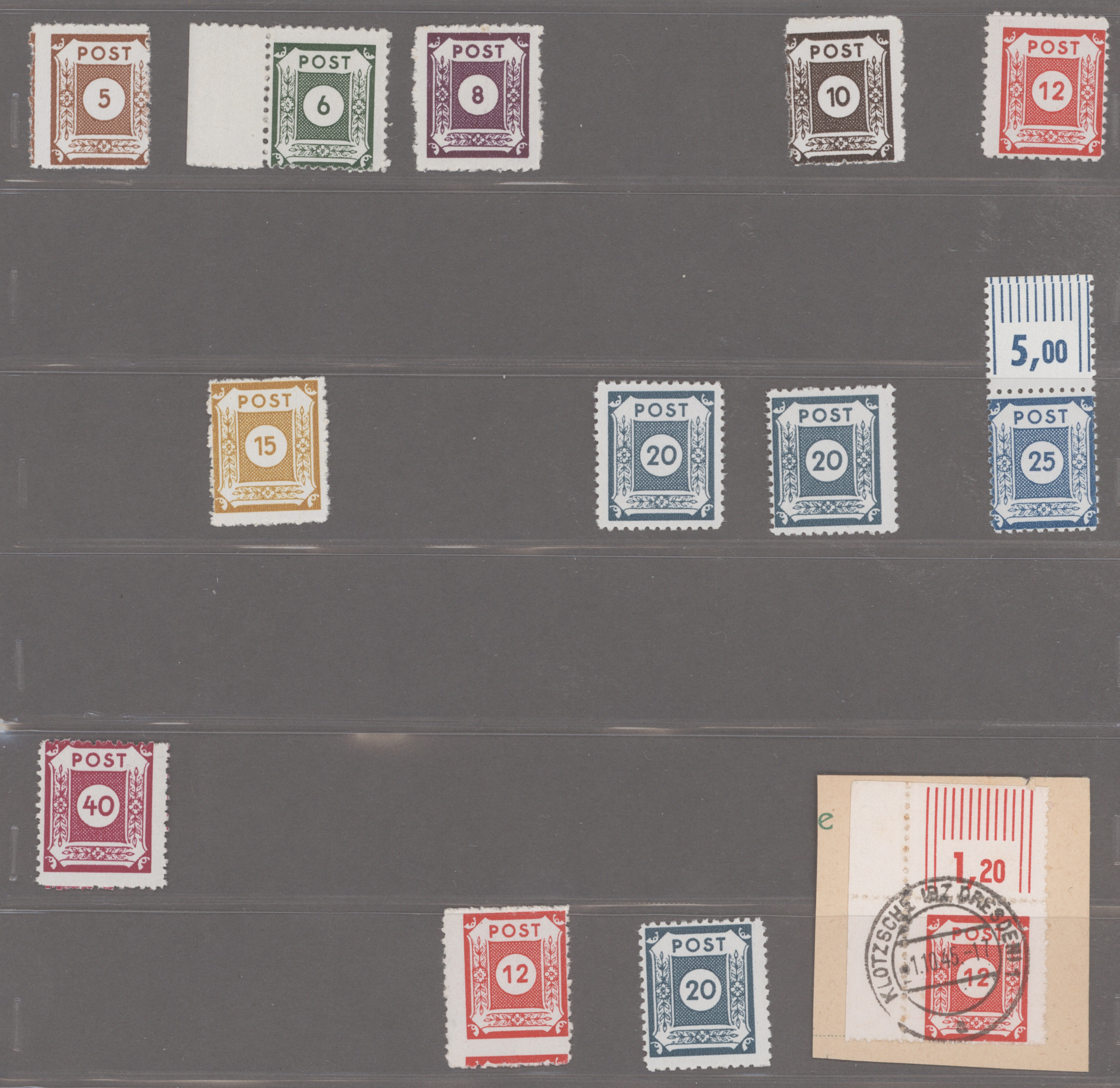 Lot 11693 - Sowjetische Zone - Ost-Sachsen - Auktionshaus Christoph Gärtner GmbH & Co. KG 56th AUCTION - Day 5 Lot 11693 - Sowjetische Zone - Ost-Sachsen - Auktionshaus Christoph Gärtner GmbH & Co. KG 56th AUCTION - Day 5