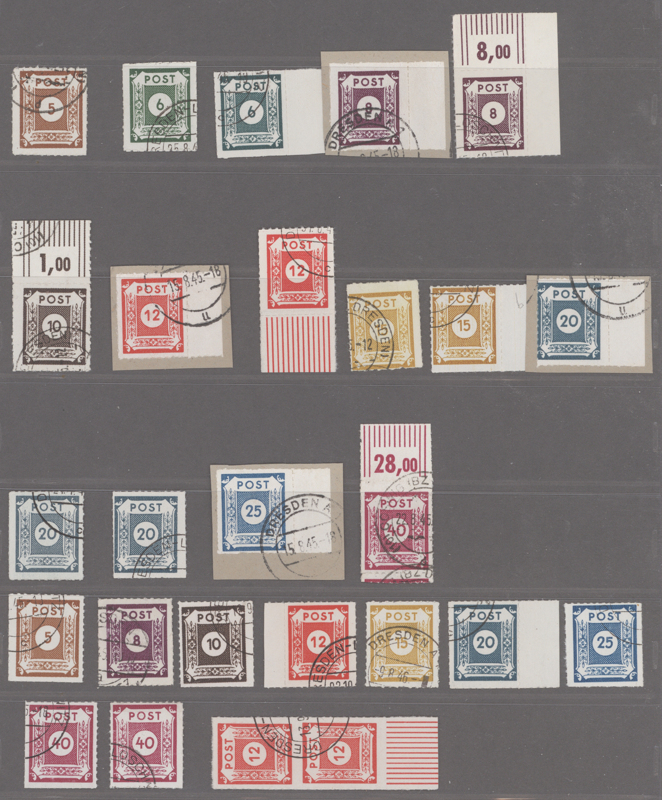 Lot 11695 - Sowjetische Zone - Ost-Sachsen - Auktionshaus Christoph Gärtner GmbH & Co. KG 56th AUCTION - Day 5 Lot 11695 - Sowjetische Zone - Ost-Sachsen - Auktionshaus Christoph Gärtner GmbH & Co. KG 56th AUCTION - Day 5