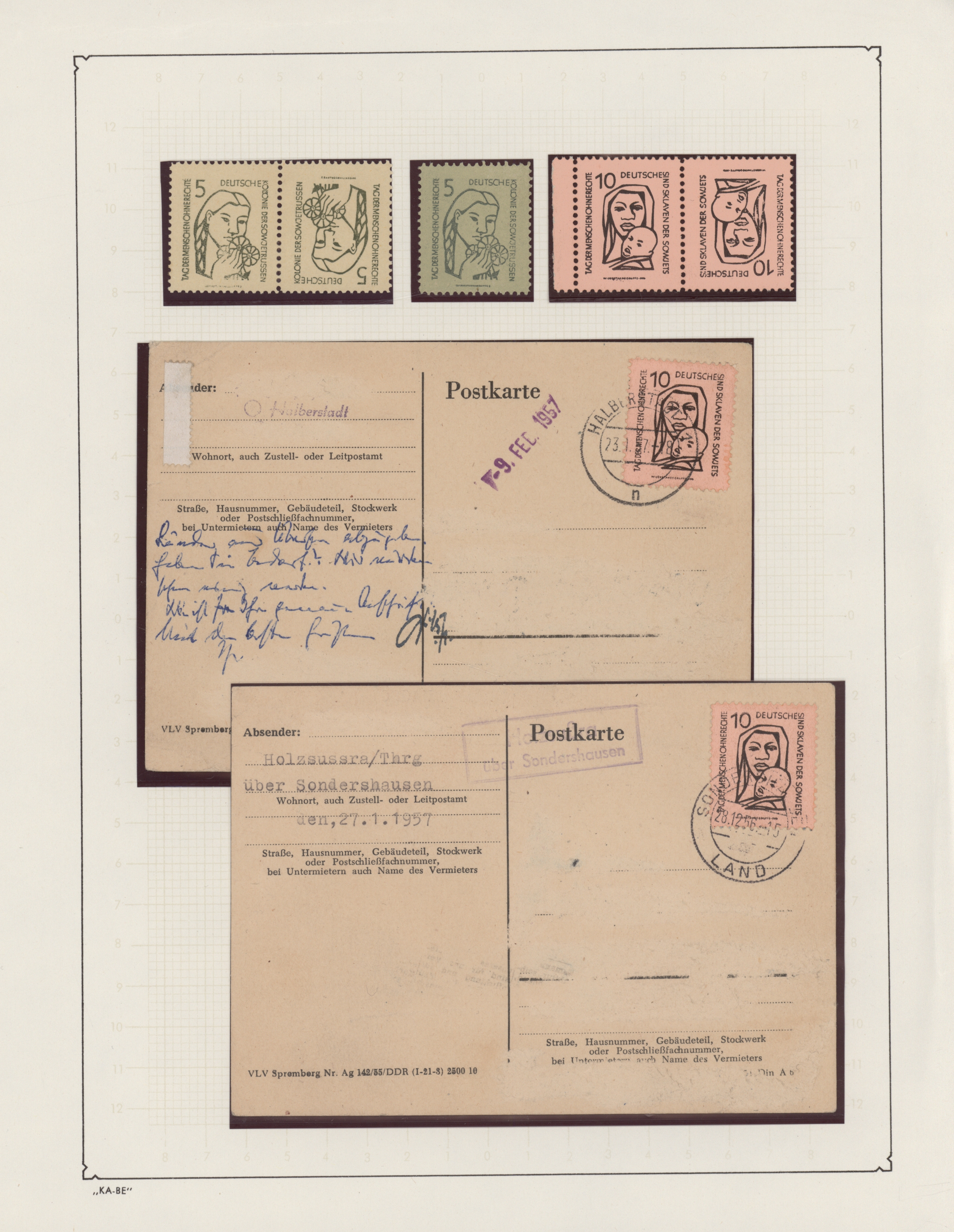 Lot 11497 - DDR - Propagandafälschungen - Auktionshaus Christoph Gärtner GmbH & Co. KG 57th AUCTION - Day 5 Lot 11497 - DDR - Propagandafälschungen - Auktionshaus Christoph Gärtner GmbH & Co. KG 57th AUCTION - Day 5