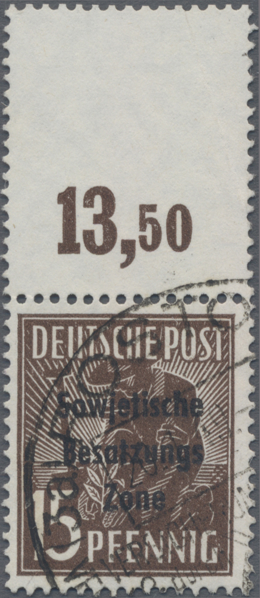 Stamp Auction Sowjetische Zone Allgemeine Ausgaben Th Auction