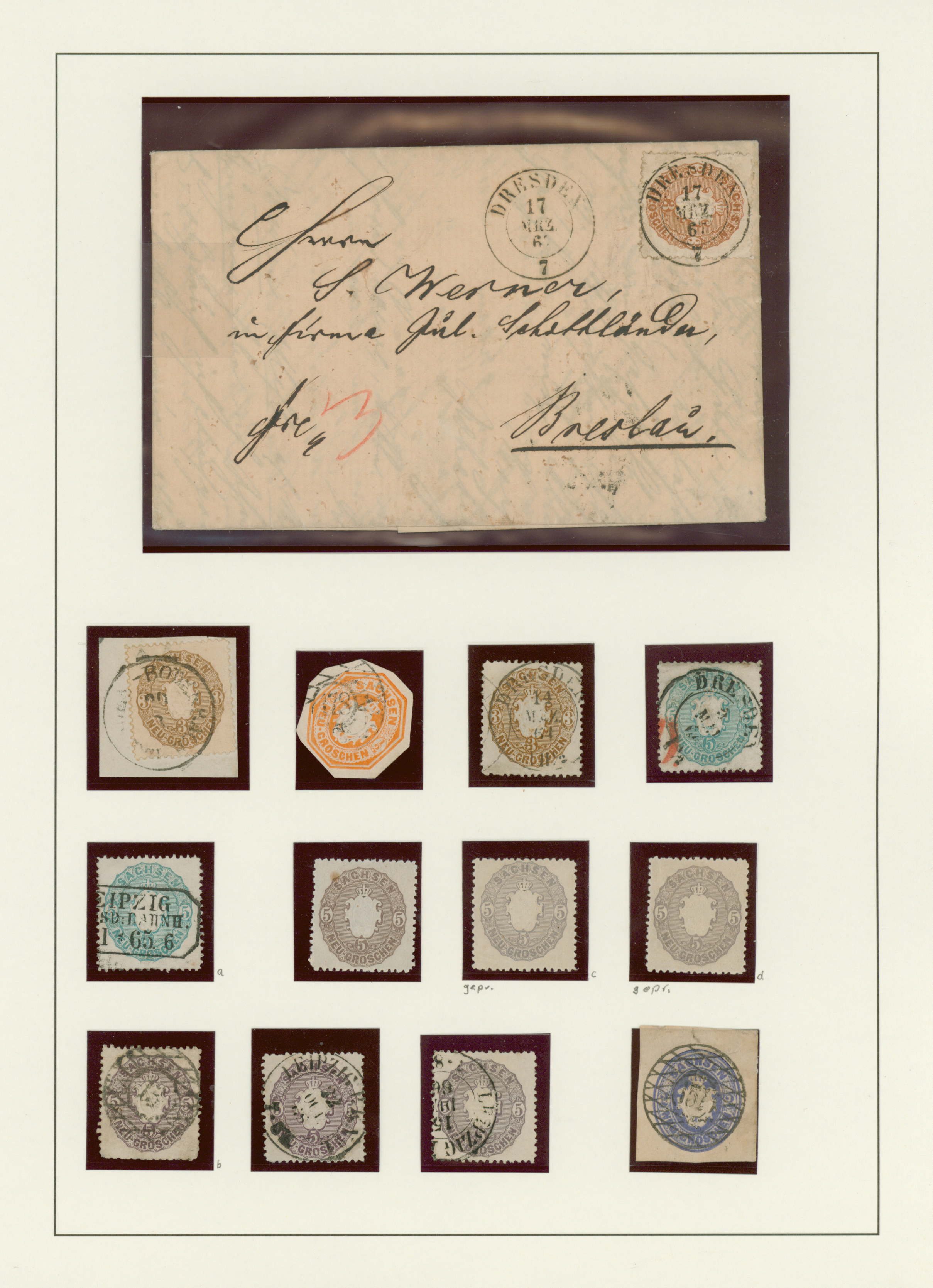 Lot 13782 - Sachsen - Marken und Briefe - Auktionshaus Christoph Gärtner GmbH & Co. KG 58th AUCTION - Day 5 Lot 13782 - Sachsen - Marken und Briefe - Auktionshaus Christoph Gärtner GmbH & Co. KG 58th AUCTION - Day 5