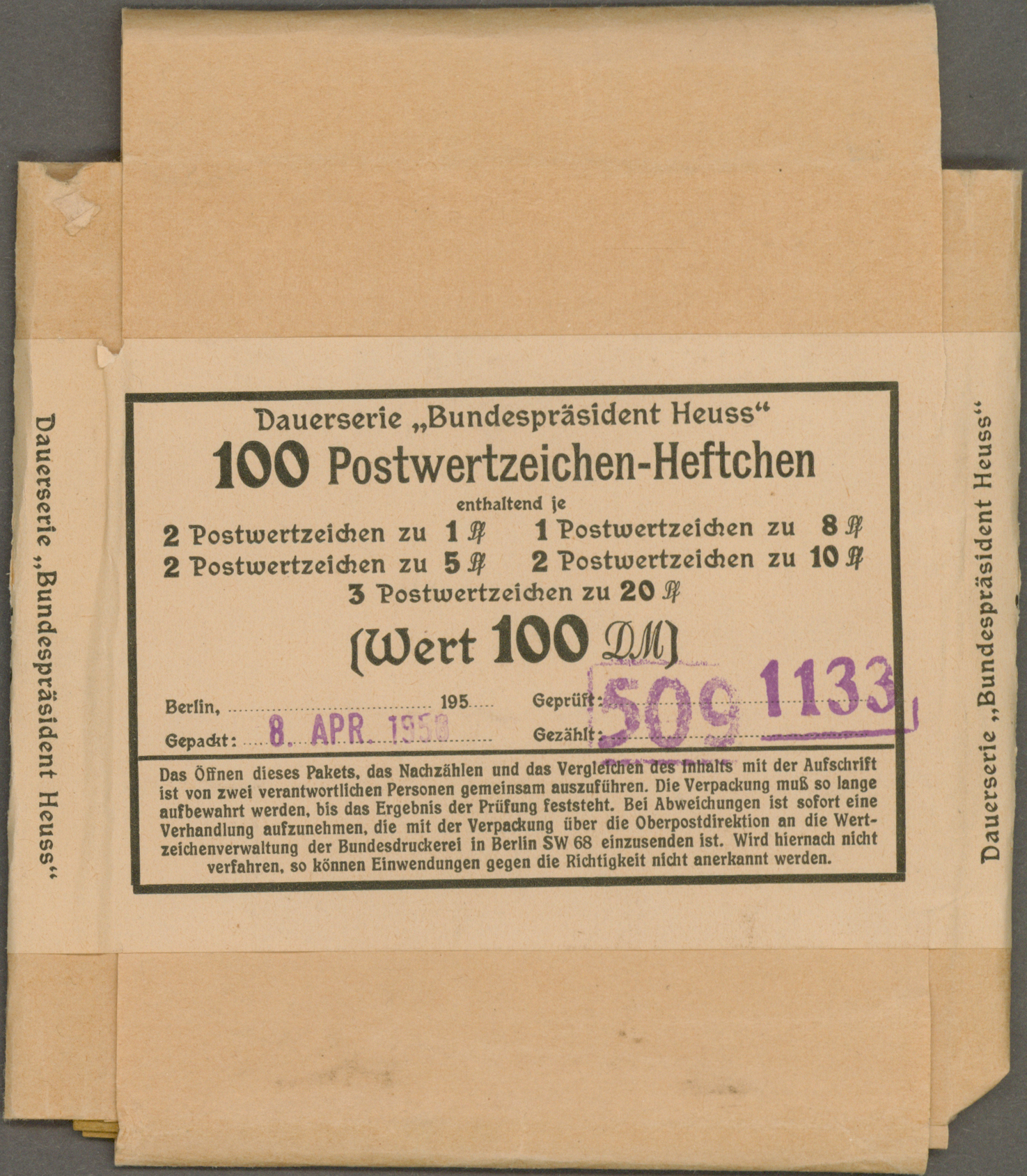 Lot 12021 - Bundesrepublik - Markenheftchen - Auktionshaus Christoph Gärtner GmbH & Co. KG 57th AUCTION - Day 5 Lot 12021 - Bundesrepublik - Markenheftchen - Auktionshaus Christoph Gärtner GmbH & Co. KG 57th AUCTION - Day 5
