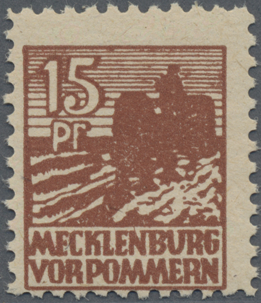 Lot 05866 - Sowjetische Zone - Mecklenburg-Vorpommern - Auktionshaus Christoph Gärtner GmbH & Co. KG 56th AUCTION - Day 3 Lot 05866 - Sowjetische Zone - Mecklenburg-Vorpommern - Auktionshaus Christoph Gärtner GmbH & Co. KG 56th AUCTION - Day 3