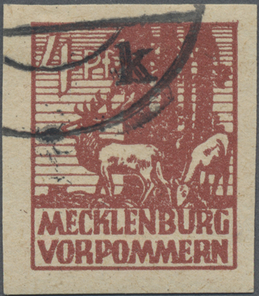 Lot 06318 - Sowjetische Zone - Mecklenburg-Vorpommern  -  Auktionshaus Christoph Gärtner GmbH & Co. KG 57th AUCTION - Day 3