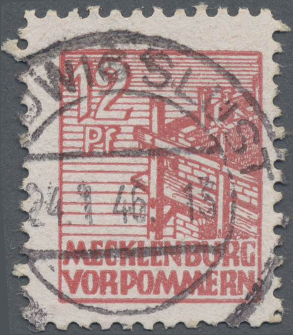 Lot 05861 - Sowjetische Zone - Mecklenburg-Vorpommern - Auktionshaus Christoph Gärtner GmbH & Co. KG 56th AUCTION - Day 3 Lot 05861 - Sowjetische Zone - Mecklenburg-Vorpommern - Auktionshaus Christoph Gärtner GmbH & Co. KG 56th AUCTION - Day 3