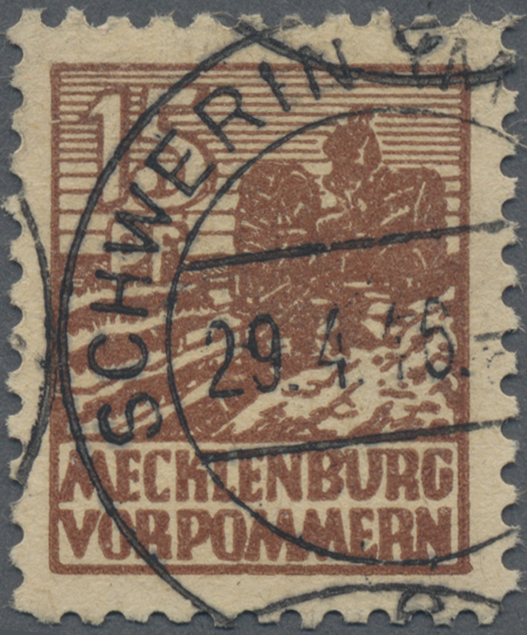 Lot 05868 - Sowjetische Zone - Mecklenburg-Vorpommern - Auktionshaus Christoph Gärtner GmbH & Co. KG 56th AUCTION - Day 3 Lot 05868 - Sowjetische Zone - Mecklenburg-Vorpommern - Auktionshaus Christoph Gärtner GmbH & Co. KG 56th AUCTION - Day 3