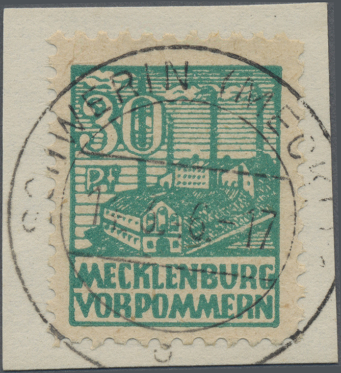 Lot 05874 - Sowjetische Zone - Mecklenburg-Vorpommern - Auktionshaus Christoph Gärtner GmbH & Co. KG 56th AUCTION - Day 3 Lot 05874 - Sowjetische Zone - Mecklenburg-Vorpommern - Auktionshaus Christoph Gärtner GmbH & Co. KG 56th AUCTION - Day 3