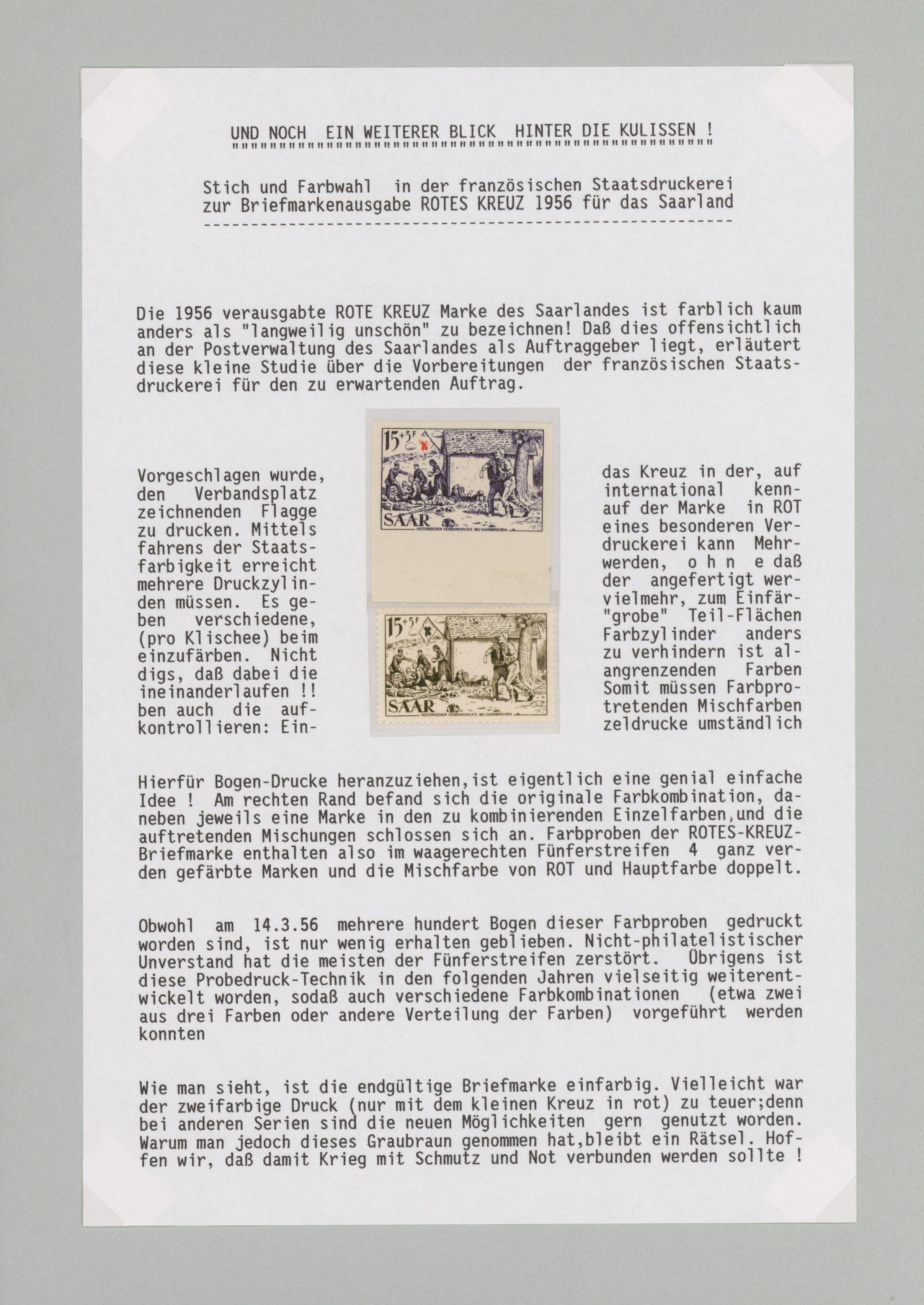Lot 11750 - Saarland (1947/56) - Auktionshaus Christoph Gärtner GmbH & Co. KG 57th AUCTION - Day 5 Lot 11750 - Saarland (1947/56) - Auktionshaus Christoph Gärtner GmbH & Co. KG 57th AUCTION - Day 5