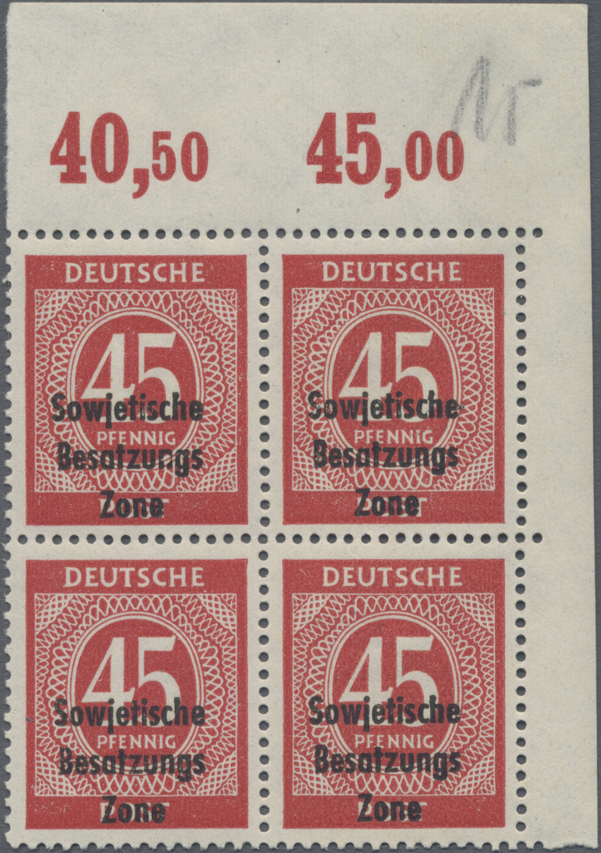 Lot 06360 - Sowjetische Zone - Allgemeine Ausgaben - Auktionshaus Christoph Gärtner GmbH & Co. KG 55th AUCTION - Day 3 Lot 06360 - Sowjetische Zone - Allgemeine Ausgaben - Auktionshaus Christoph Gärtner GmbH & Co. KG 55th AUCTION - Day 3