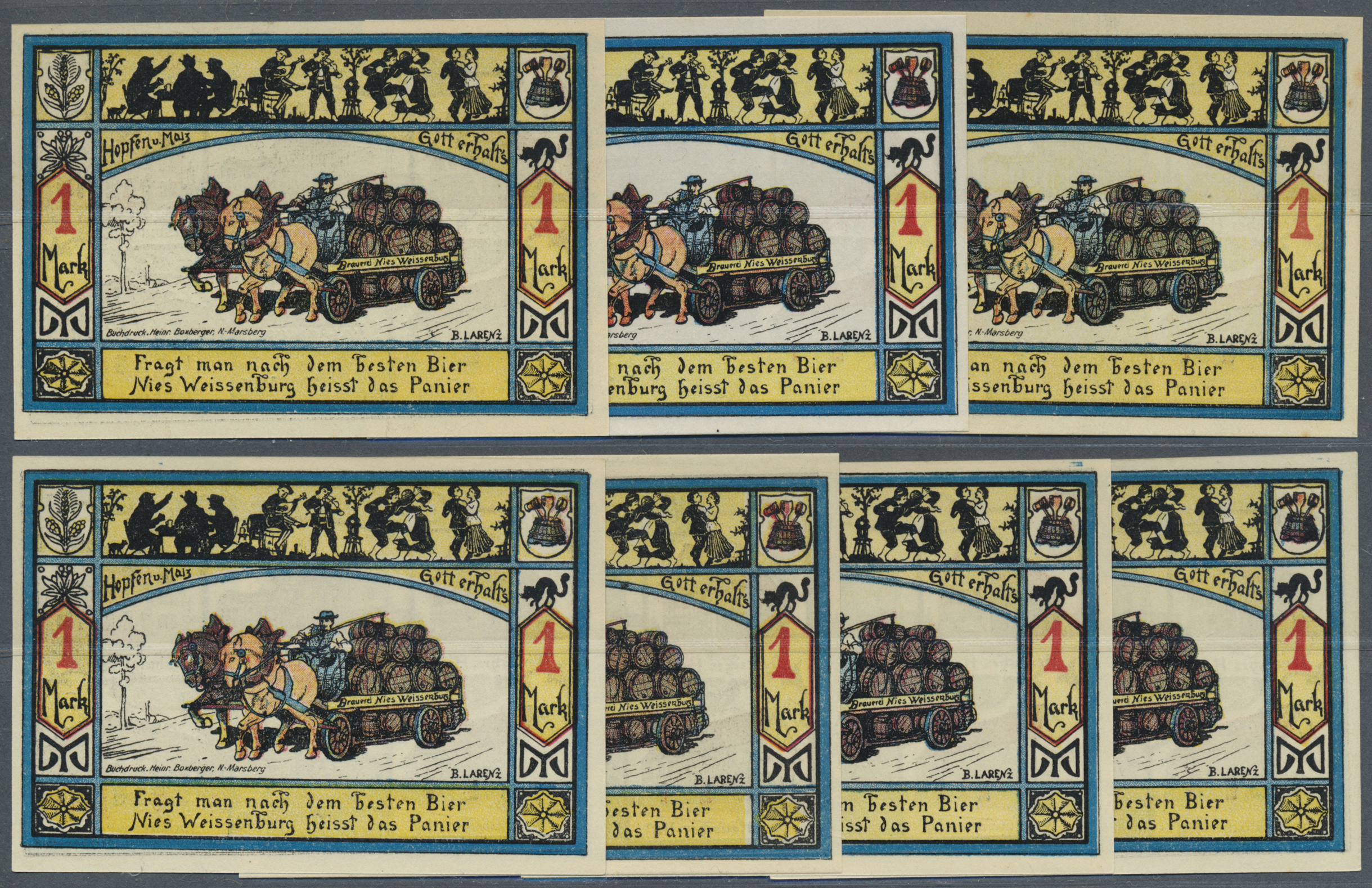 Stamp Auction Deutschland Notgeld Westfalen Banknoten