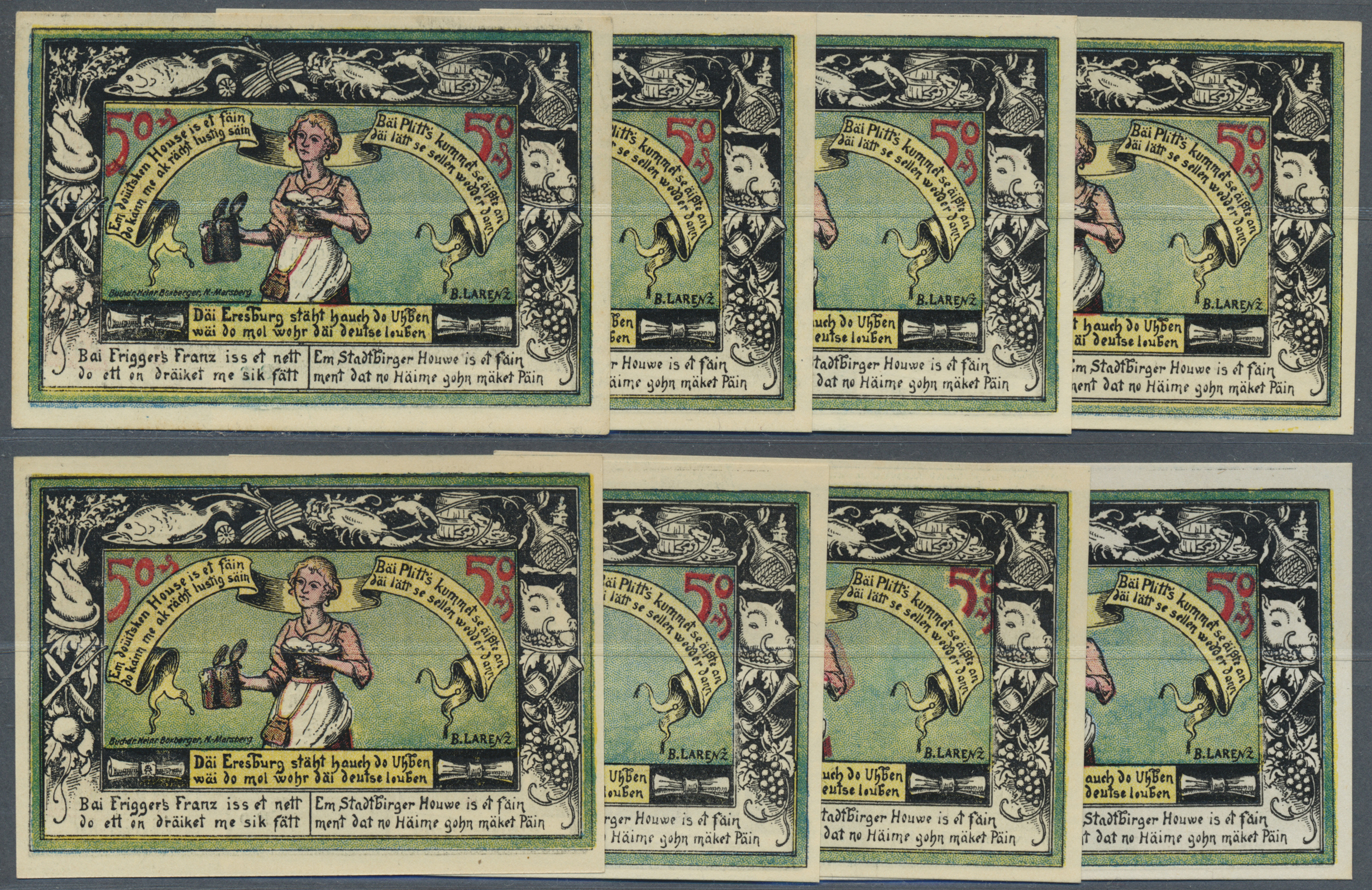 Stamp Auction Deutschland Notgeld Westfalen Banknoten