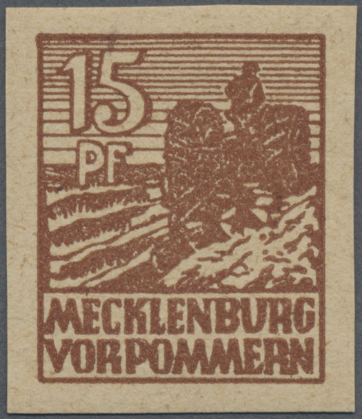 Lot 05867 - Sowjetische Zone - Mecklenburg-Vorpommern - Auktionshaus Christoph Gärtner GmbH & Co. KG 56th AUCTION - Day 3 Lot 05867 - Sowjetische Zone - Mecklenburg-Vorpommern - Auktionshaus Christoph Gärtner GmbH & Co. KG 56th AUCTION - Day 3