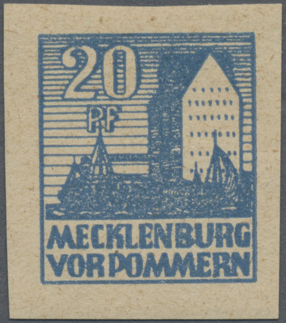 Lot 05870 - Sowjetische Zone - Mecklenburg-Vorpommern - Auktionshaus Christoph Gärtner GmbH & Co. KG 56th AUCTION - Day 3 Lot 05870 - Sowjetische Zone - Mecklenburg-Vorpommern - Auktionshaus Christoph Gärtner GmbH & Co. KG 56th AUCTION - Day 3