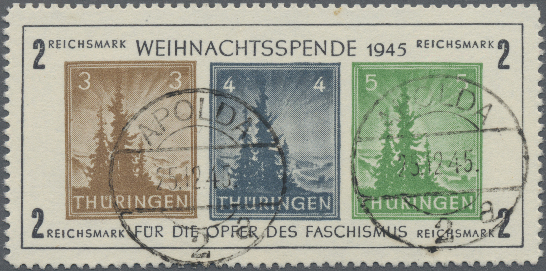 Lot 06397 - Sowjetische Zone - Thüringen - Auktionshaus Christoph Gärtner GmbH & Co. KG 57th AUCTION - Day 3 Lot 06397 - Sowjetische Zone - Thüringen - Auktionshaus Christoph Gärtner GmbH & Co. KG 57th AUCTION - Day 3