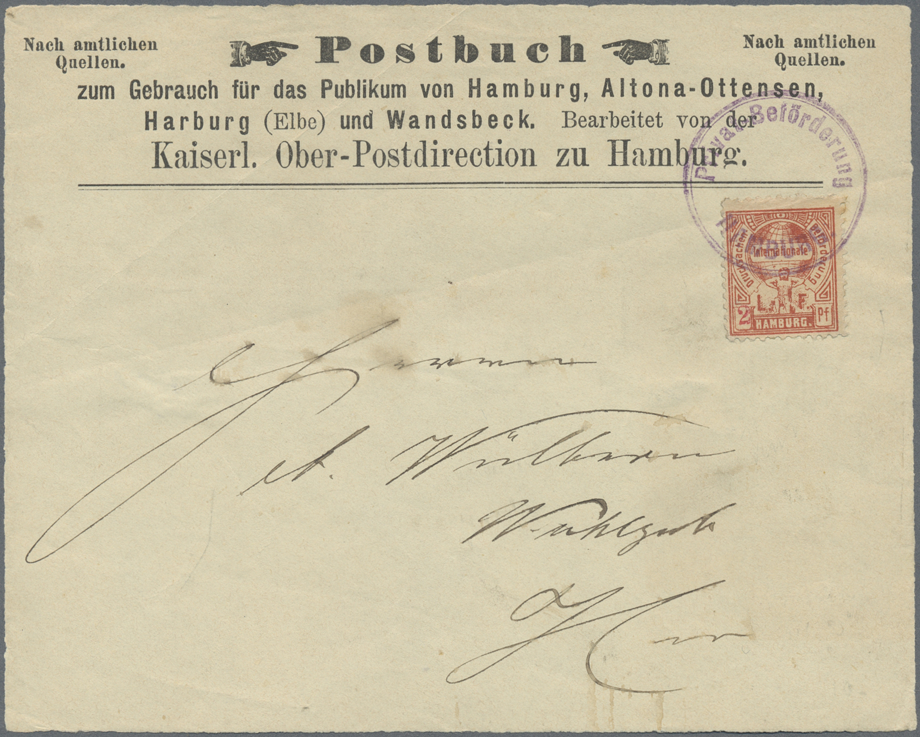 Lot 10356 - Deutsches Reich - Privatpost (Stadtpost) - Auktionshaus Christoph Gärtner GmbH & Co. KG 58th AUCTION - Day 3 Lot 10356 - Deutsches Reich - Privatpost (Stadtpost) - Auktionshaus Christoph Gärtner GmbH & Co. KG 58th AUCTION - Day 3