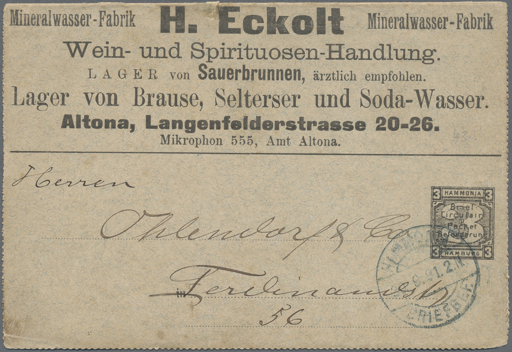 Lot 10360 - Deutsches Reich - Privatpost (Stadtpost) - Auktionshaus Christoph Gärtner GmbH & Co. KG 58th AUCTION - Day 3 Lot 10360 - Deutsches Reich - Privatpost (Stadtpost) - Auktionshaus Christoph Gärtner GmbH & Co. KG 58th AUCTION - Day 3