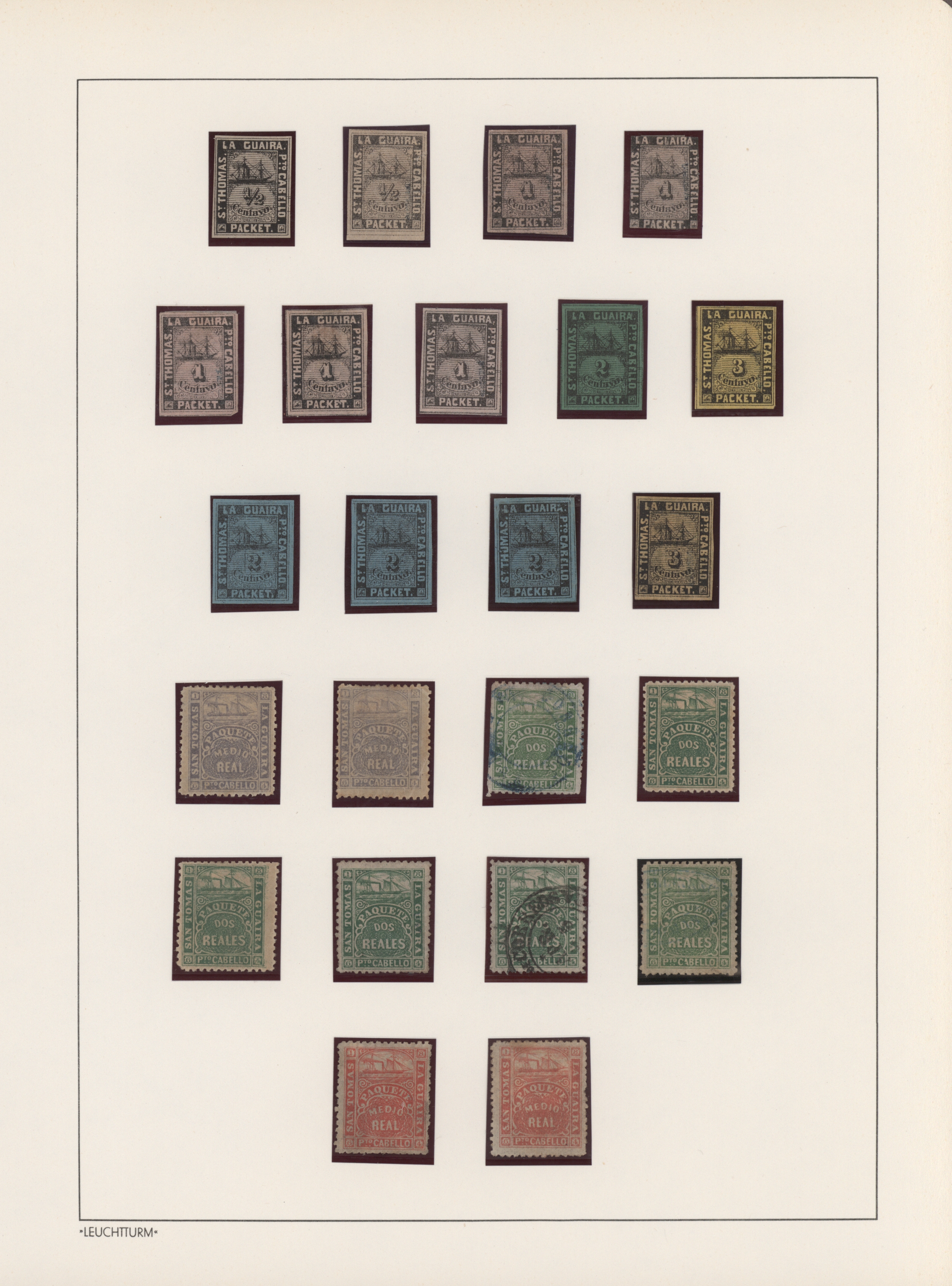 Lot 07722 - Venezuela - Schiffspost - Auktionshaus Christoph Gärtner GmbH & Co. KG 56th AUCTION - Day 4 Lot 07722 - Venezuela - Schiffspost - Auktionshaus Christoph Gärtner GmbH & Co. KG 56th AUCTION - Day 4