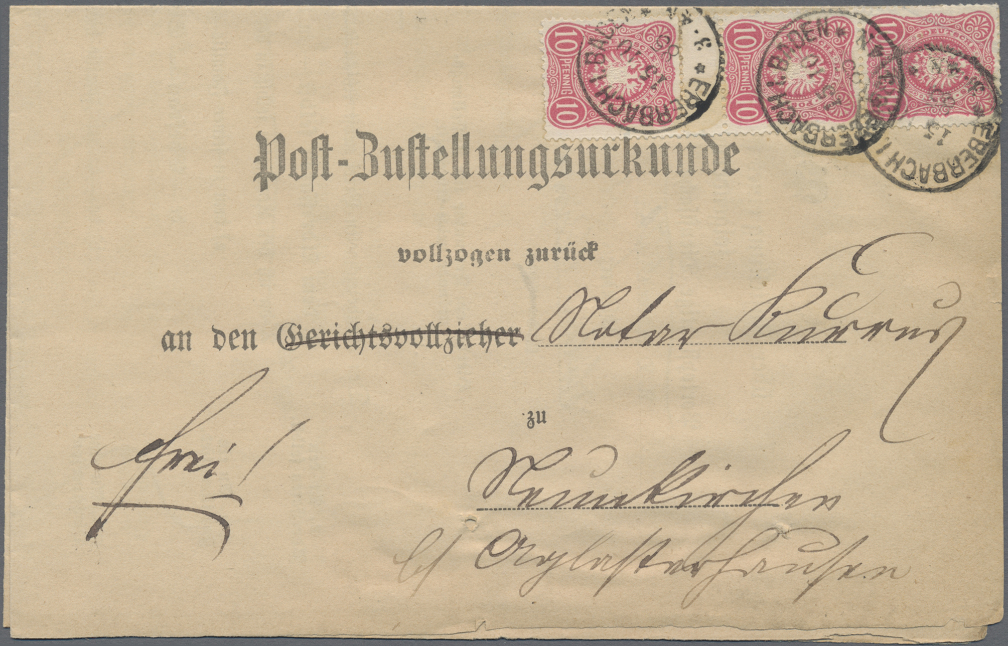 Lot 14358 - deutsches reich - stempel - Auktionshaus Christoph Gärtner GmbH & Co. KG 58th AUCTION - Day 5 Lot 14358 - deutsches reich - stempel - Auktionshaus Christoph Gärtner GmbH & Co. KG 58th AUCTION - Day 5