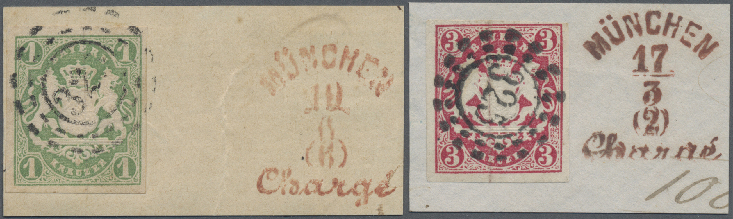 Lot 02451 - Bayern - Ortsstempel  -  Auktionshaus Christoph Gärtner GmbH & Co. KG 50th Auction Anniversary Auction - Day 7