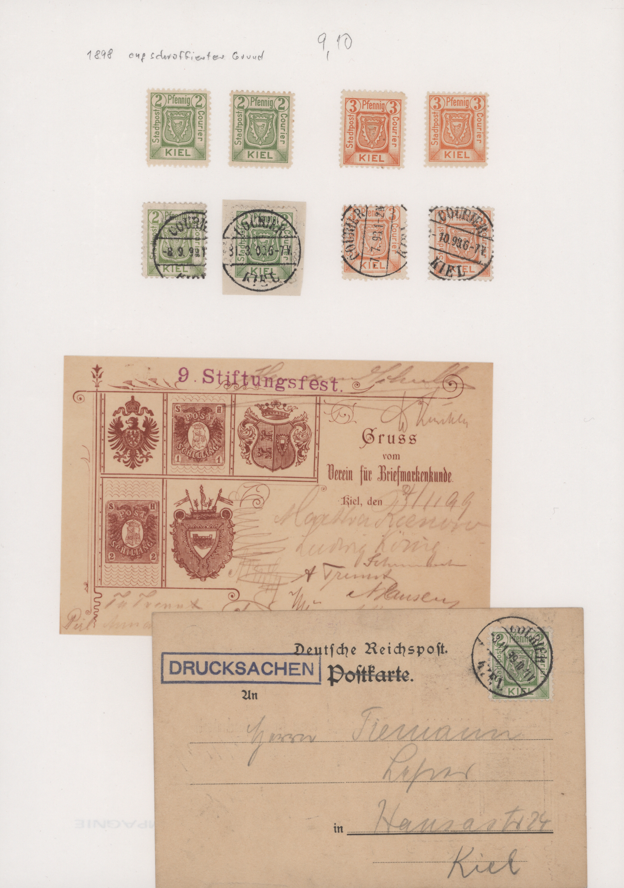 Lot 10374 - Deutsches Reich - Privatpost (Stadtpost)  -  Auktionshaus Christoph Gärtner GmbH & Co. KG 58th AUCTION - Day 3