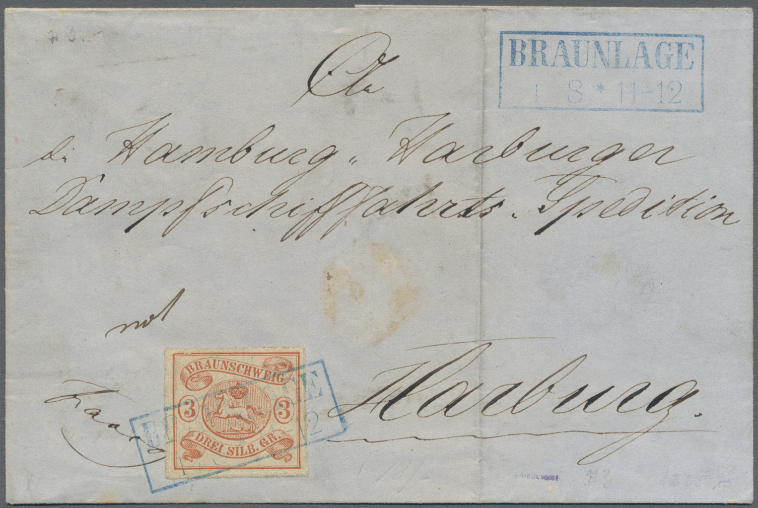 Lot 332 - Braunschweig - Marken und Briefe  -   Auction #211