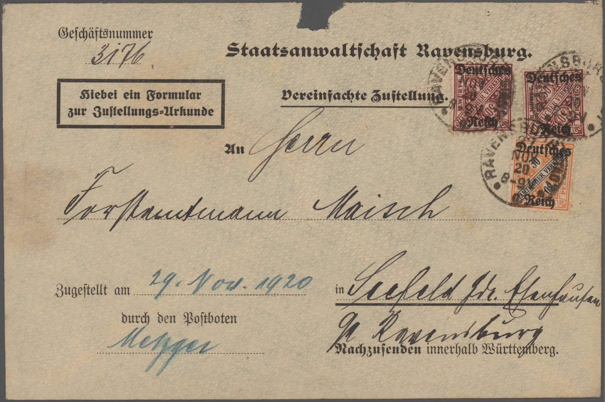 Lot 10560 - Deutsches Reich - Auktionshaus Christoph Gärtner GmbH & Co. KG 57th AUCTION - Day 5 Lot 10560 - Deutsches Reich - Auktionshaus Christoph Gärtner GmbH & Co. KG 57th AUCTION - Day 5