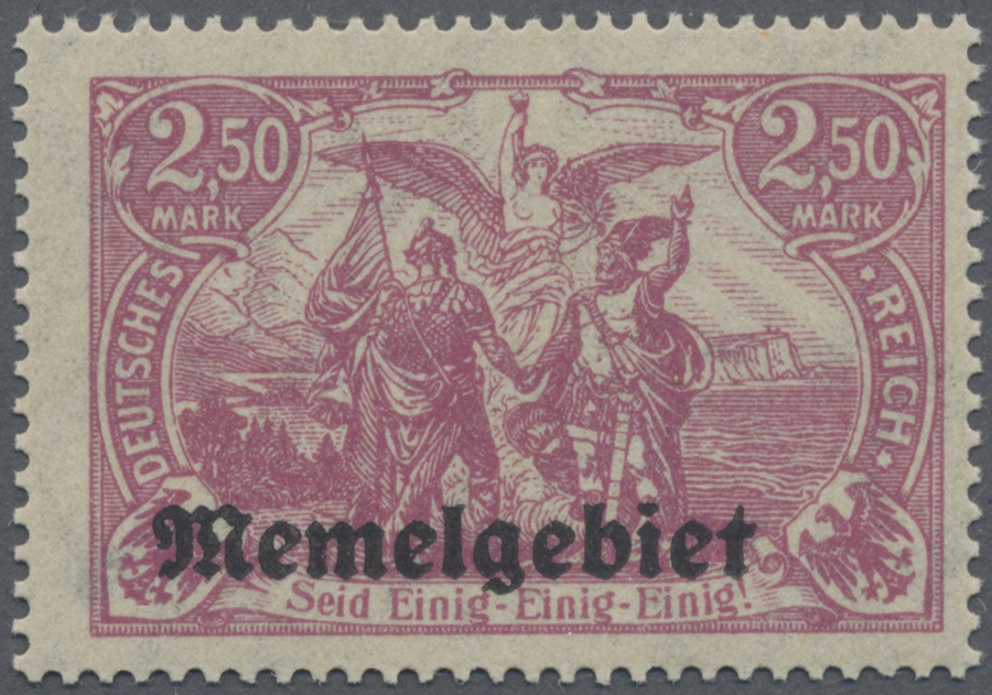 Lot 10140 - Memel - Auktionshaus Christoph Gärtner GmbH & Co. KG 58th AUCTION - Day 3 Lot 10140 - Memel - Auktionshaus Christoph Gärtner GmbH & Co. KG 58th AUCTION - Day 3