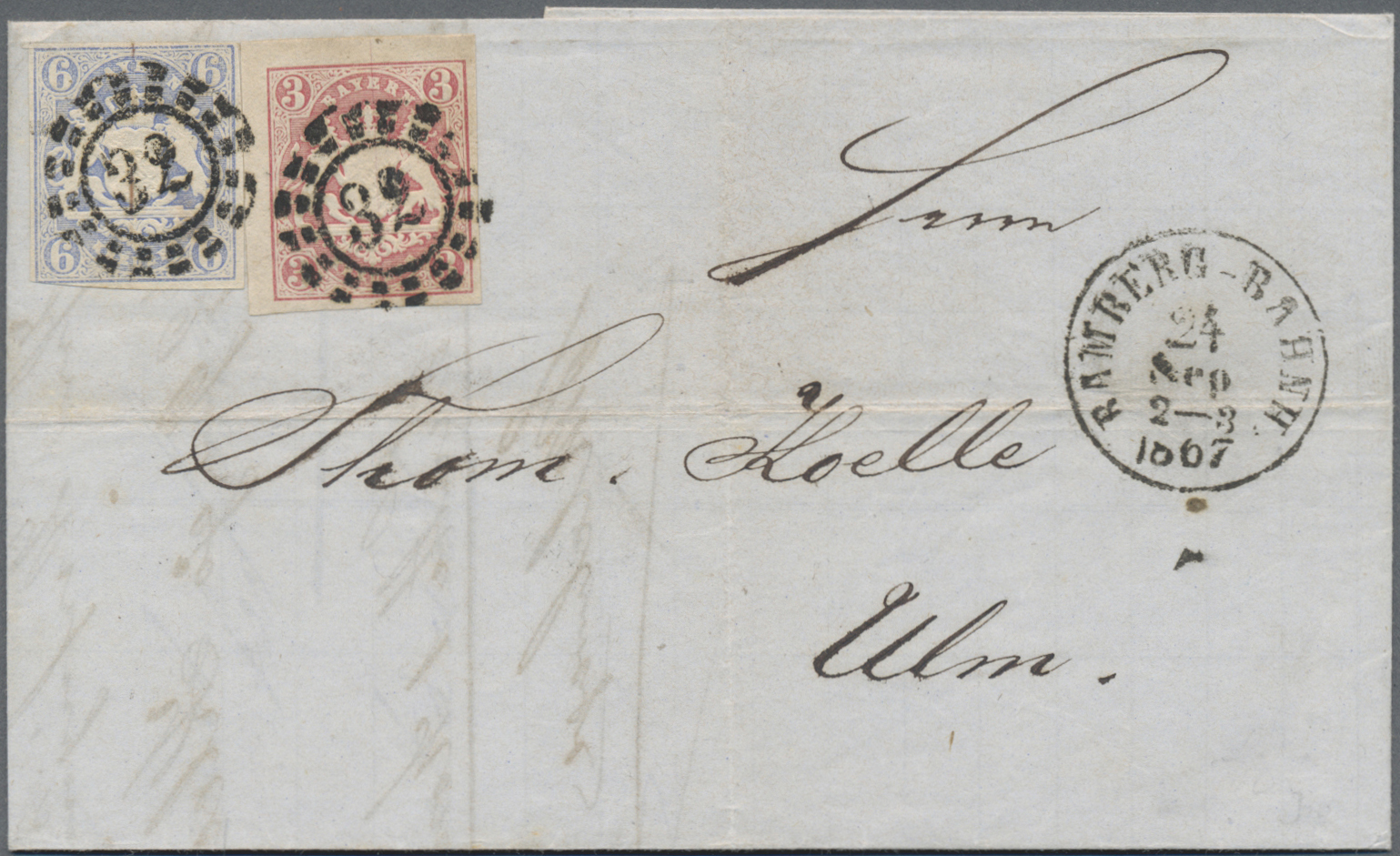 Lot 04521 - Bayern - Marken und Briefe  -  Auktionshaus Christoph Gärtner GmbH & Co. KG 56th AUCTION - Day 3