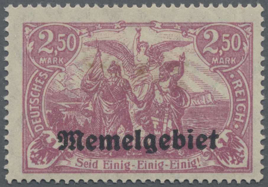 Lot 10141 - Memel - Auktionshaus Christoph Gärtner GmbH & Co. KG 58th AUCTION - Day 3 Lot 10141 - Memel - Auktionshaus Christoph Gärtner GmbH & Co. KG 58th AUCTION - Day 3