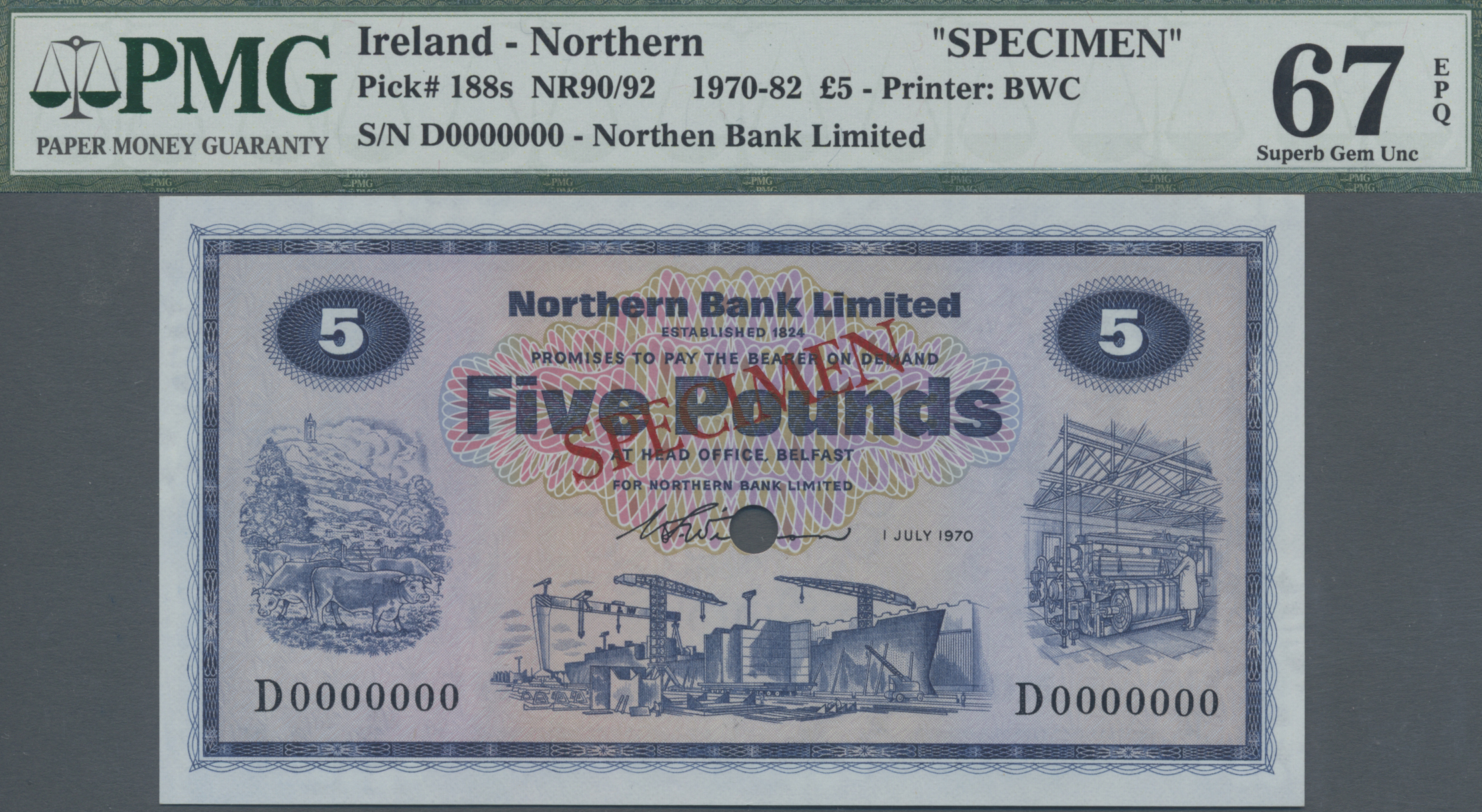 Lot 02154 - Northern Ireland / Nordirland | Banknoten - Auktionshaus Christoph Gärtner GmbH & Co. KG Sale #45 Banknotes Worldwide Lot 02154 - Northern Ireland / Nordirland | Banknoten - Auktionshaus Christoph Gärtner GmbH & Co. KG Sale #45 Banknotes Worldwide