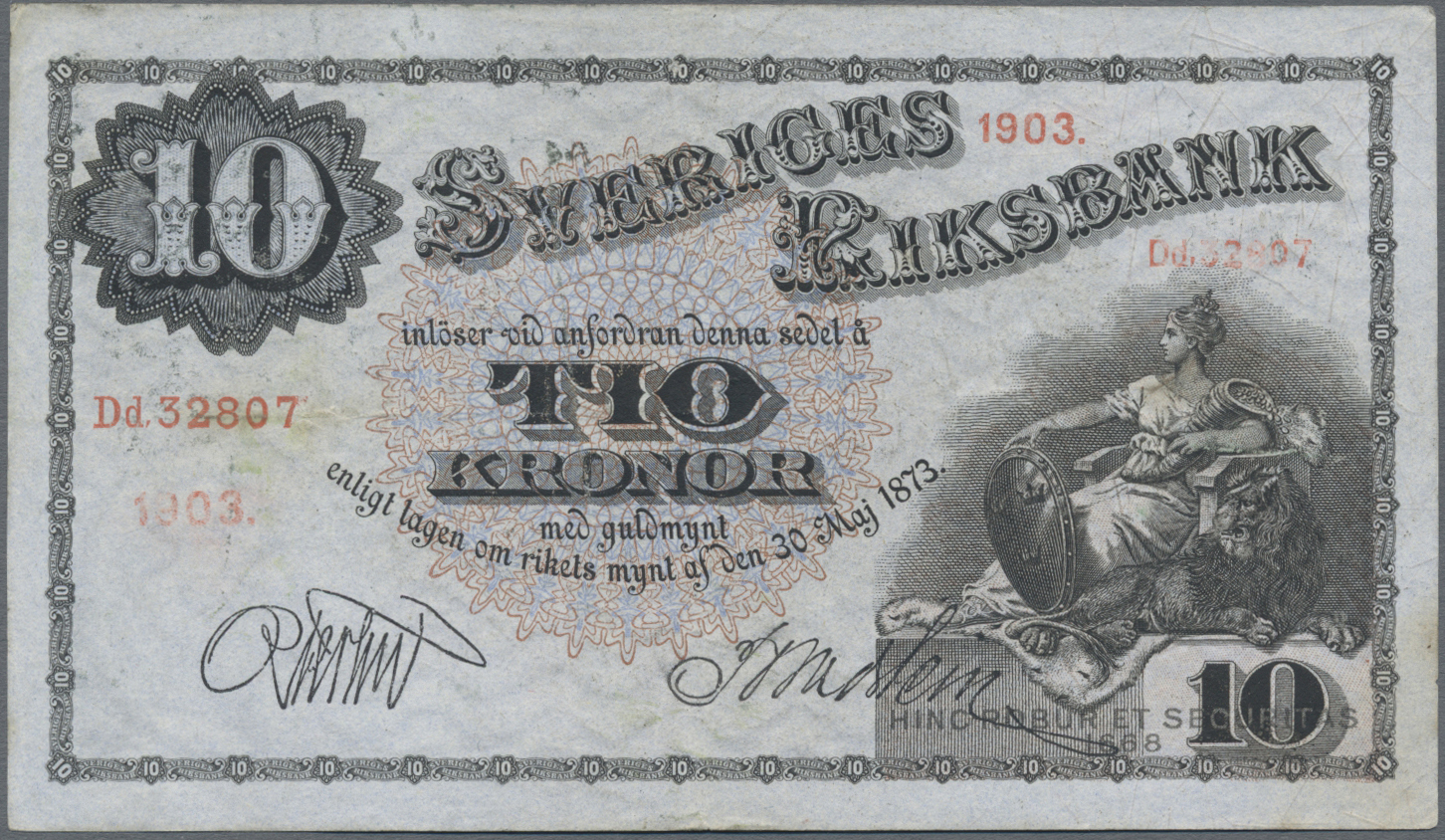 Lot 02629 - Sweden / Schweden | Banknoten - Auktionshaus Christoph Gärtner GmbH & Co. KG Sale #45 Banknotes Worldwide Lot 02629 - Sweden / Schweden | Banknoten - Auktionshaus Christoph Gärtner GmbH & Co. KG Sale #45 Banknotes Worldwide