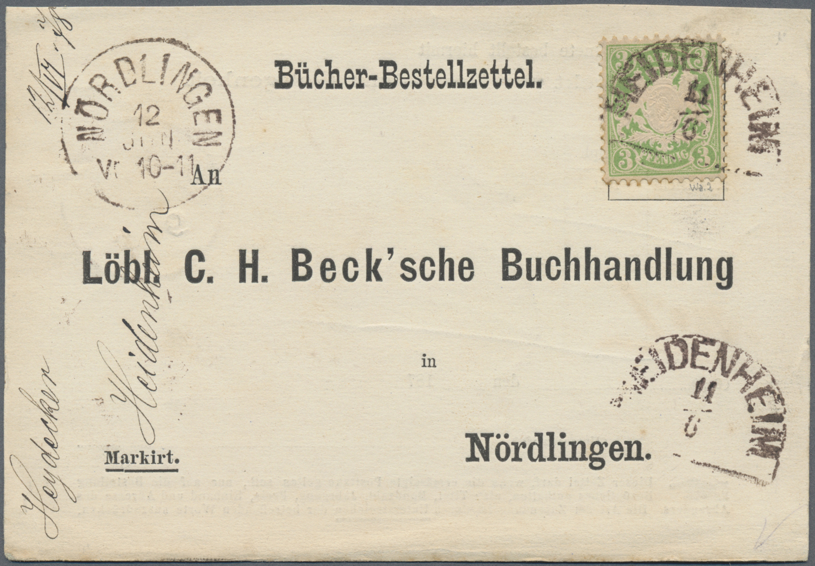Lot 36190 - Bayern - Marken und Briefe  -  Auktionshaus Christoph Gärtner GmbH & Co. KG Sale #44 Collections Germany