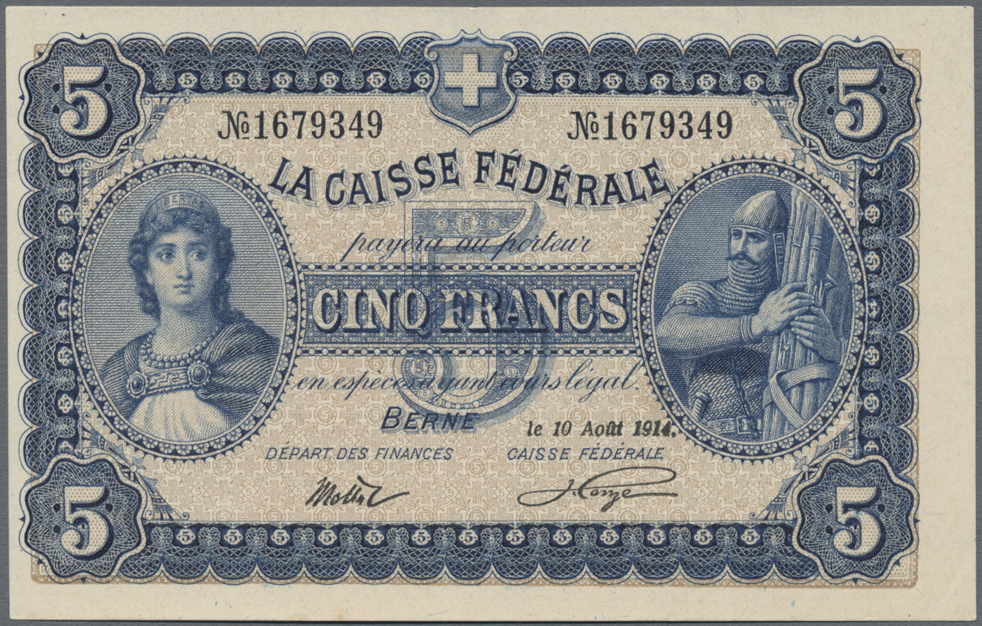 Lot 02645 - Switzerland / Schweiz | Banknoten - Auktionshaus Christoph Gärtner GmbH & Co. KG Sale #45 Banknotes Worldwide Lot 02645 - Switzerland / Schweiz | Banknoten - Auktionshaus Christoph Gärtner GmbH & Co. KG Sale #45 Banknotes Worldwide