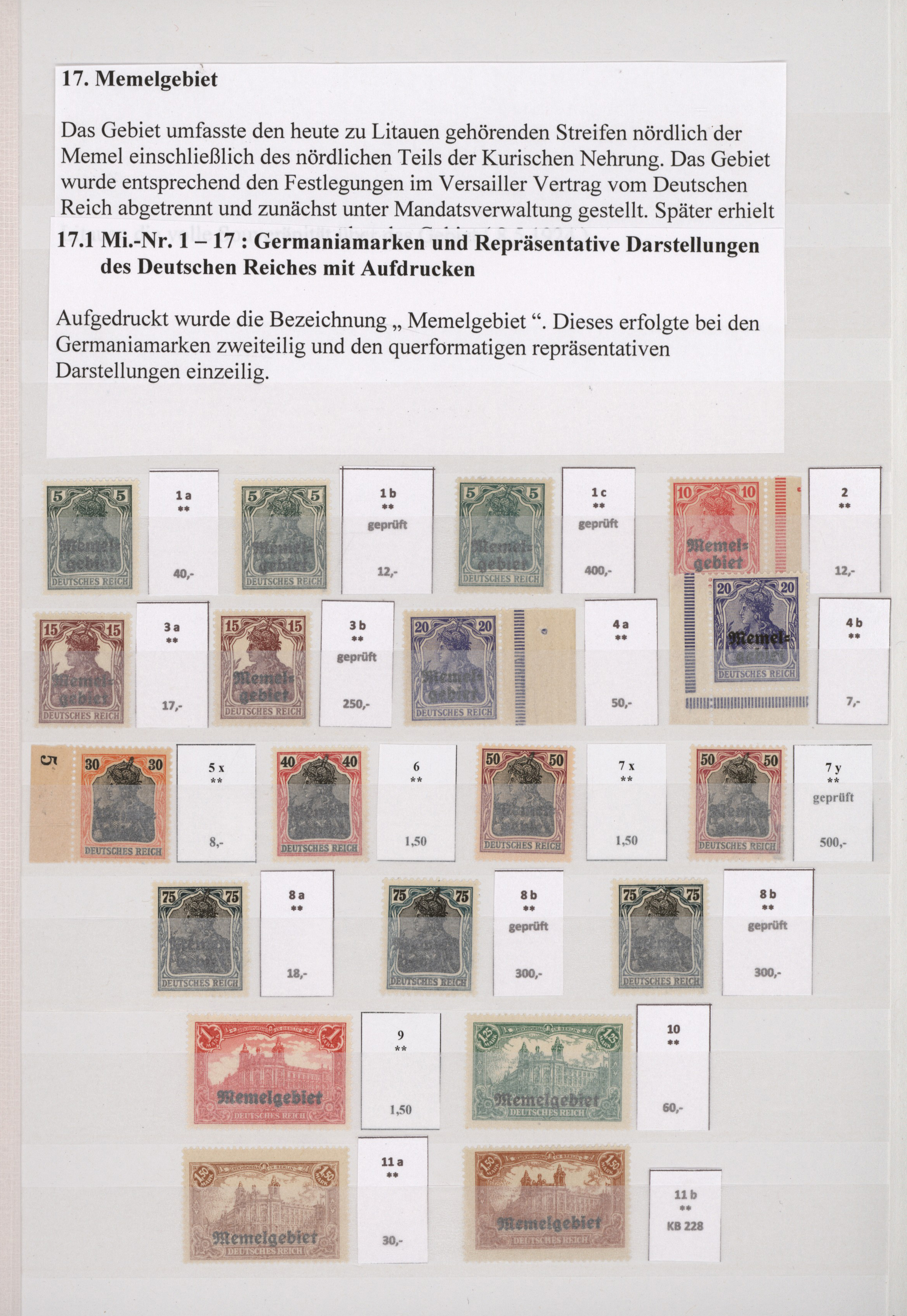 Lot 10143 - Memel - Auktionshaus Christoph Gärtner GmbH & Co. KG 58th AUCTION - Day 3 Lot 10143 - Memel - Auktionshaus Christoph Gärtner GmbH & Co. KG 58th AUCTION - Day 3