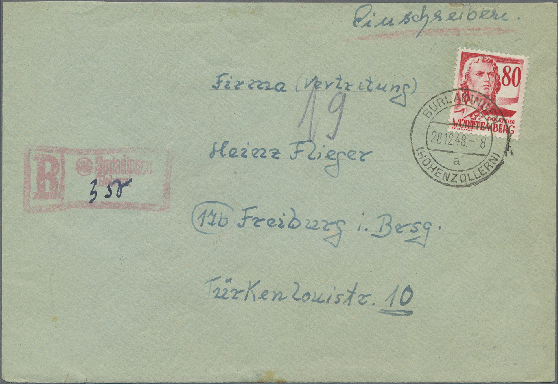 Lot 06600 - französische zone - württemberg - Auktionshaus Christoph Gärtner GmbH & Co. KG 57th AUCTION - Day 3 Lot 06600 - französische zone - württemberg - Auktionshaus Christoph Gärtner GmbH & Co. KG 57th AUCTION - Day 3