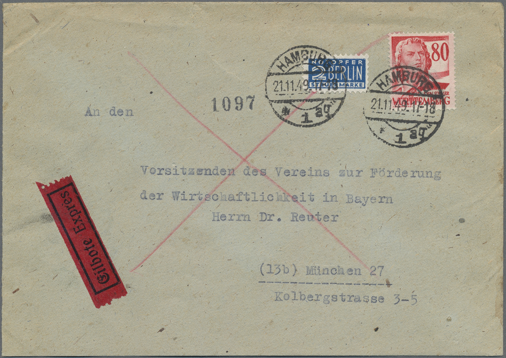 Lot 06601 - französische zone - württemberg - Auktionshaus Christoph Gärtner GmbH & Co. KG 57th AUCTION - Day 3 Lot 06601 - französische zone - württemberg - Auktionshaus Christoph Gärtner GmbH & Co. KG 57th AUCTION - Day 3