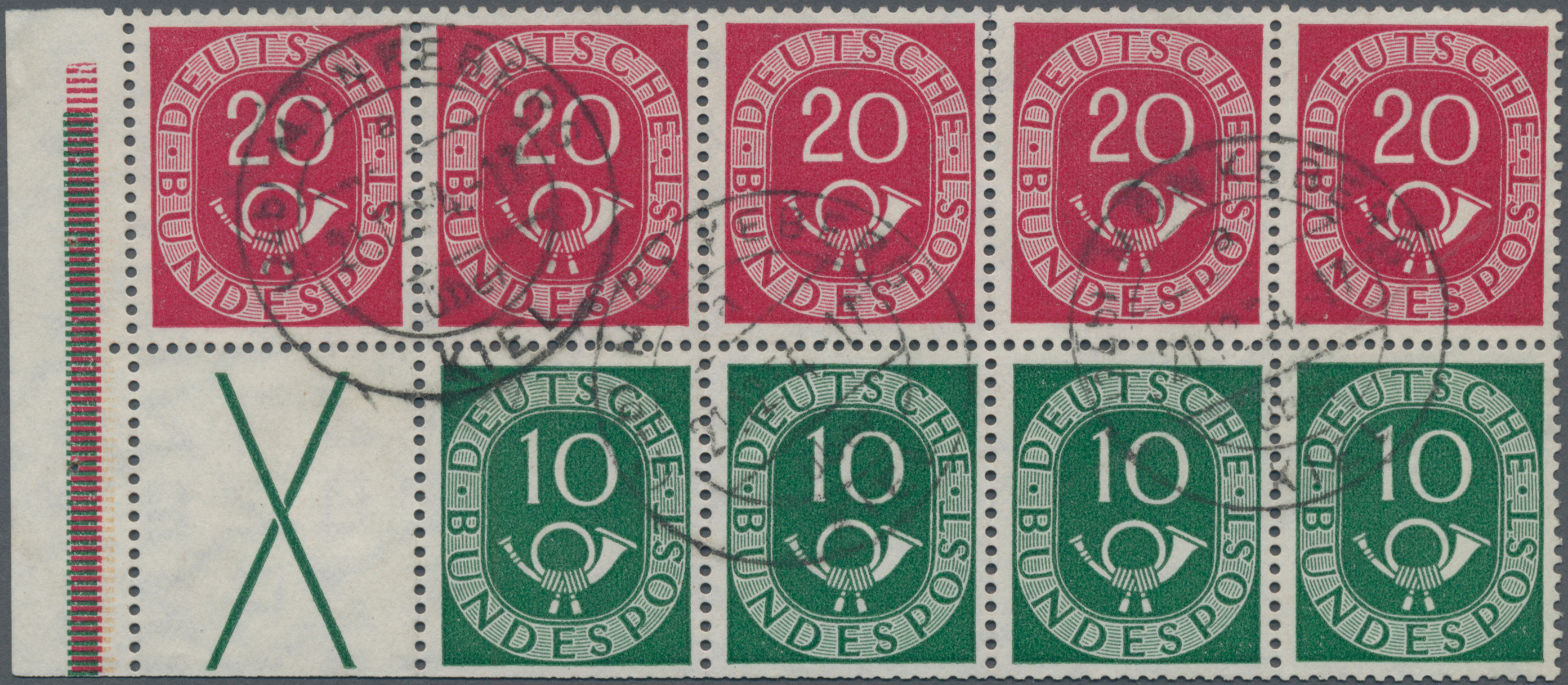Lot 06914 - Bundesrepublik - Zusammendrucke  -  Auktionshaus Christoph Gärtner GmbH & Co. KG 55th AUCTION - Day 3