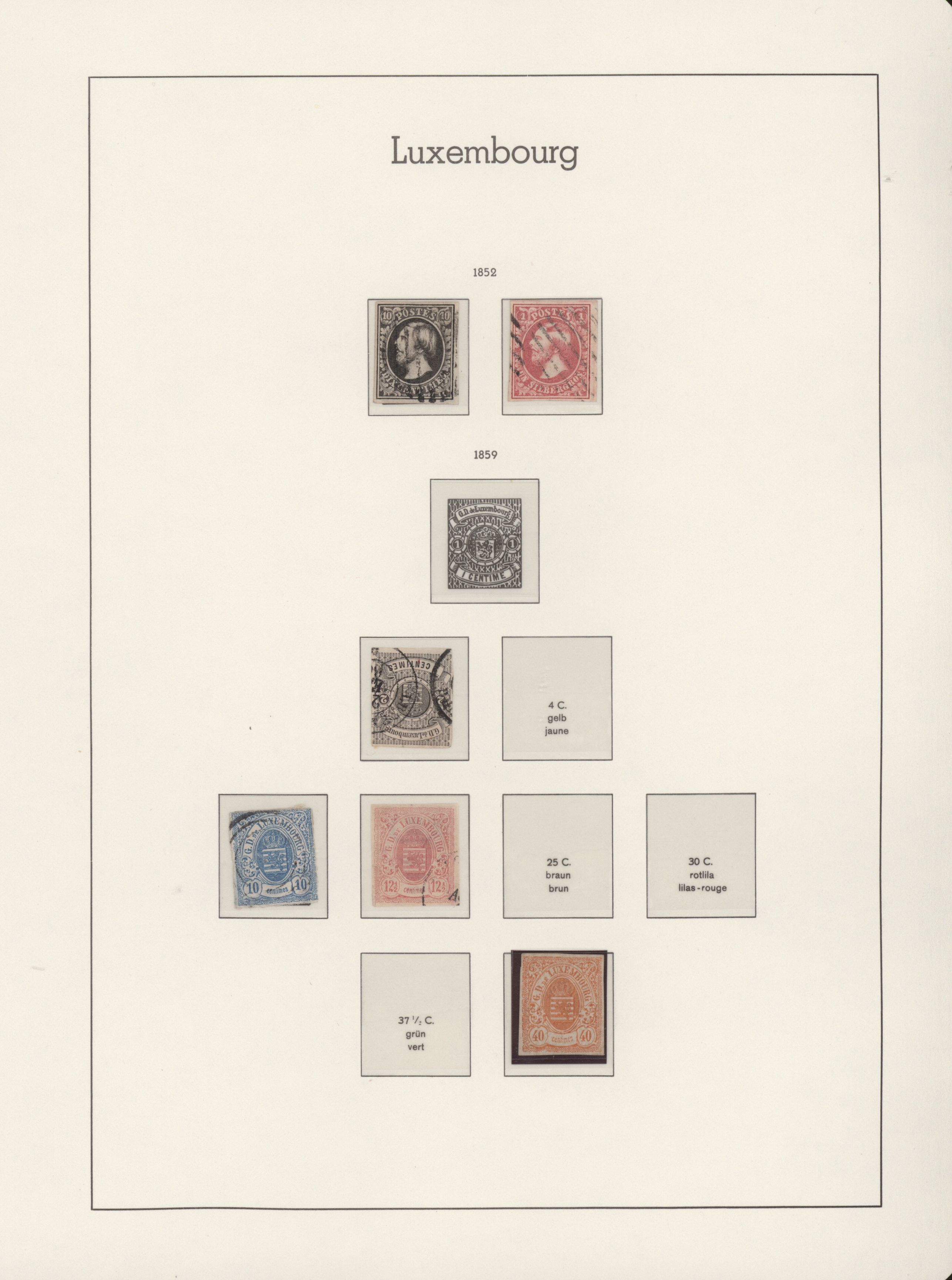 Lot 12386 - luxemburg - Auktionshaus Christoph Gärtner GmbH & Co. KG 58th AUCTION - Day 4 Lot 12386 - luxemburg - Auktionshaus Christoph Gärtner GmbH & Co. KG 58th AUCTION - Day 4
