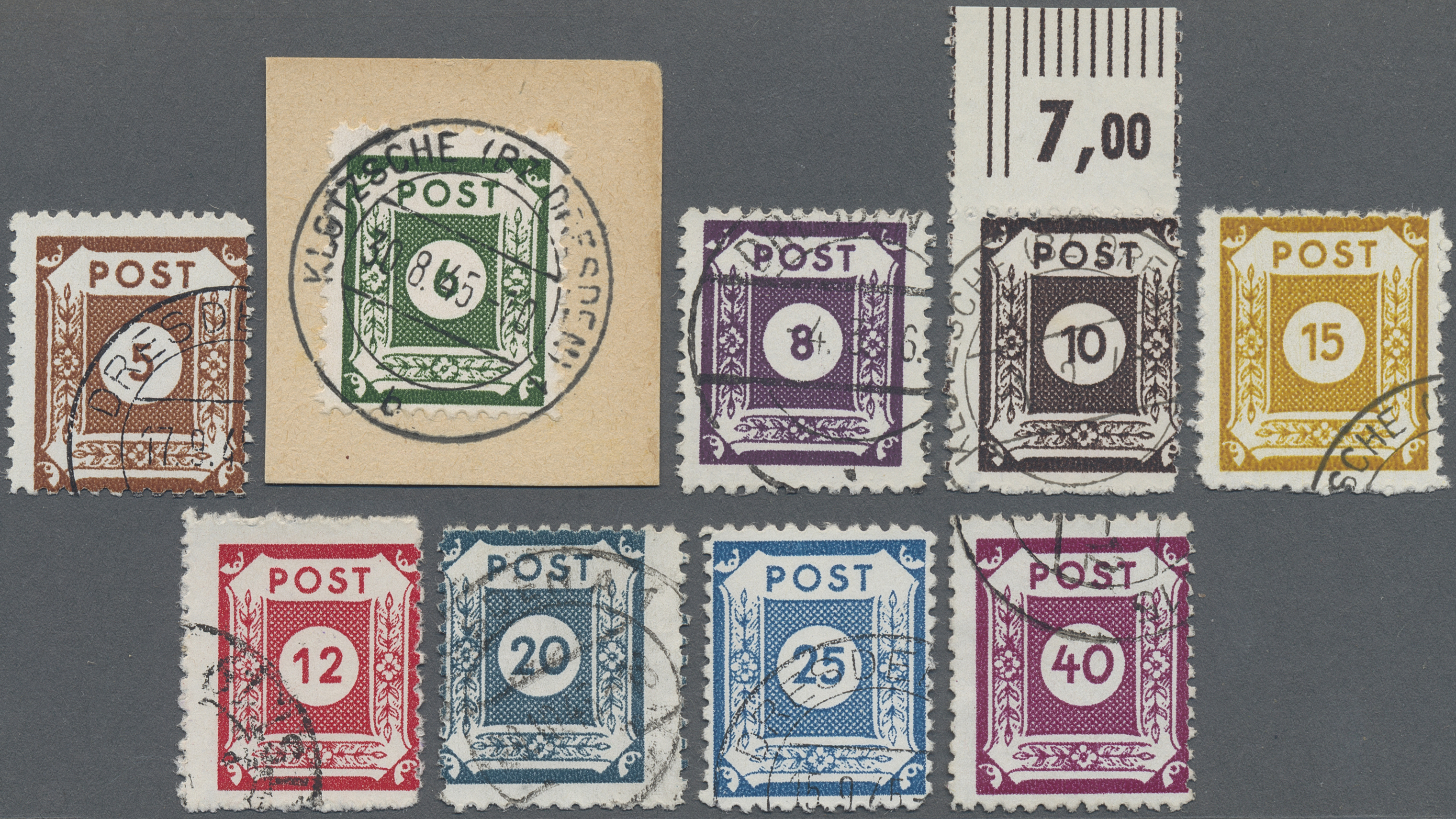 Lot 06231 - Sowjetische Zone - Ost-Sachsen - Auktionshaus Christoph Gärtner GmbH & Co. KG 58th AUCTION - Day 2 Lot 06231 - Sowjetische Zone - Ost-Sachsen - Auktionshaus Christoph Gärtner GmbH & Co. KG 58th AUCTION - Day 2