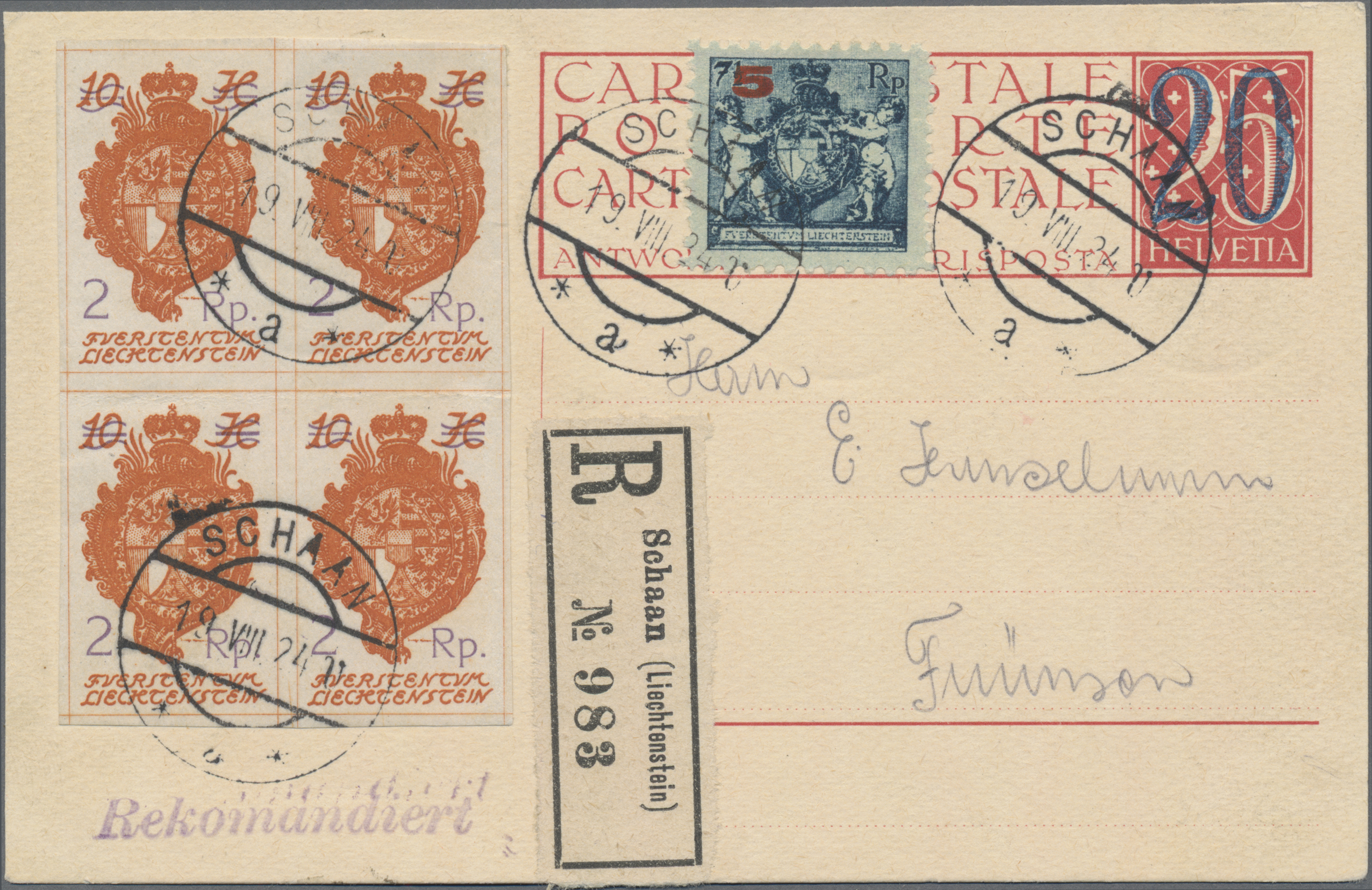 Lot 03700 - Liechtenstein  -  Auktionshaus Christoph Gärtner GmbH & Co. KG 57th AUCTION - Day 2