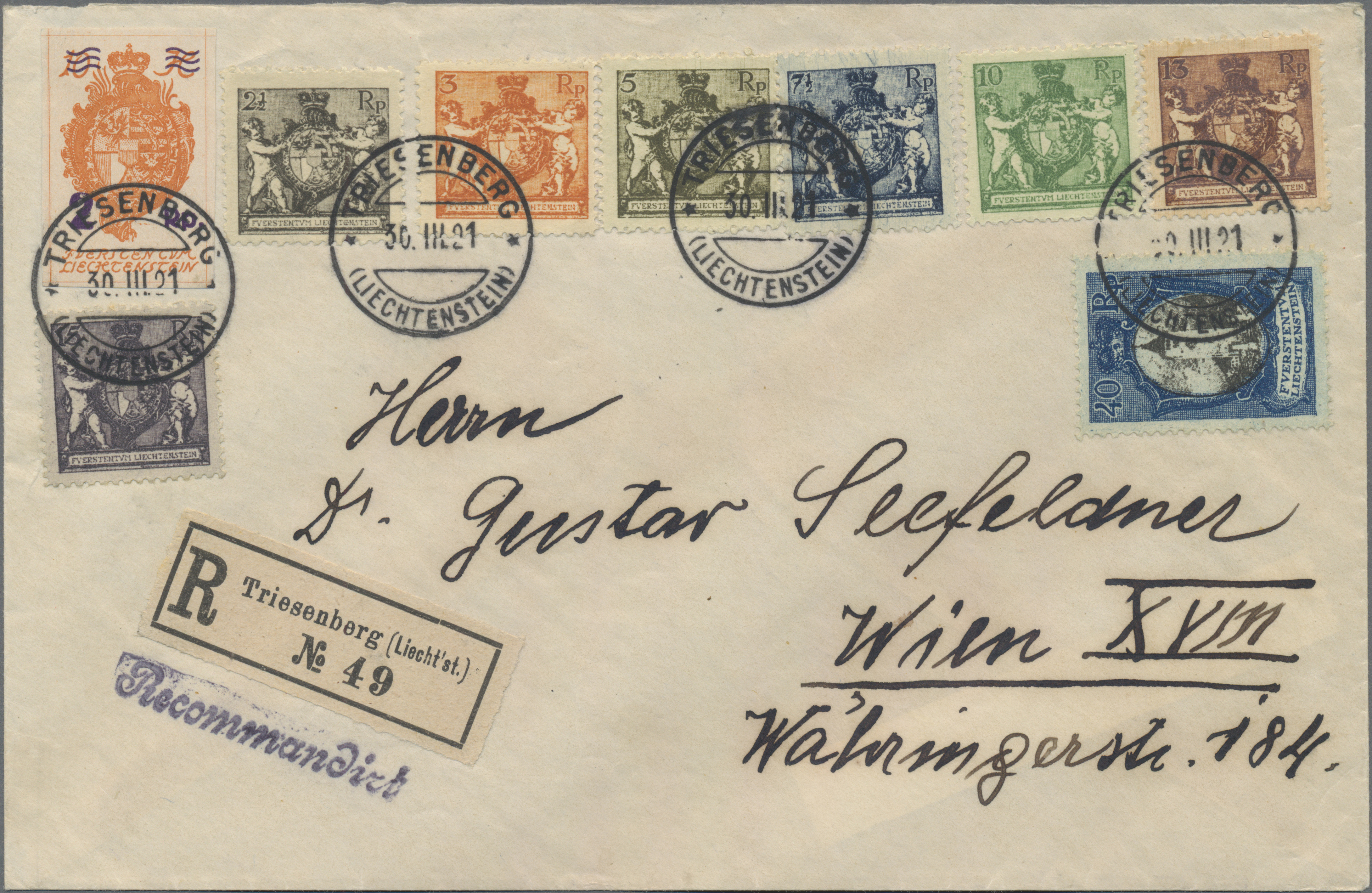Lot 03698 - Liechtenstein  -  Auktionshaus Christoph Gärtner GmbH & Co. KG 57th AUCTION - Day 2